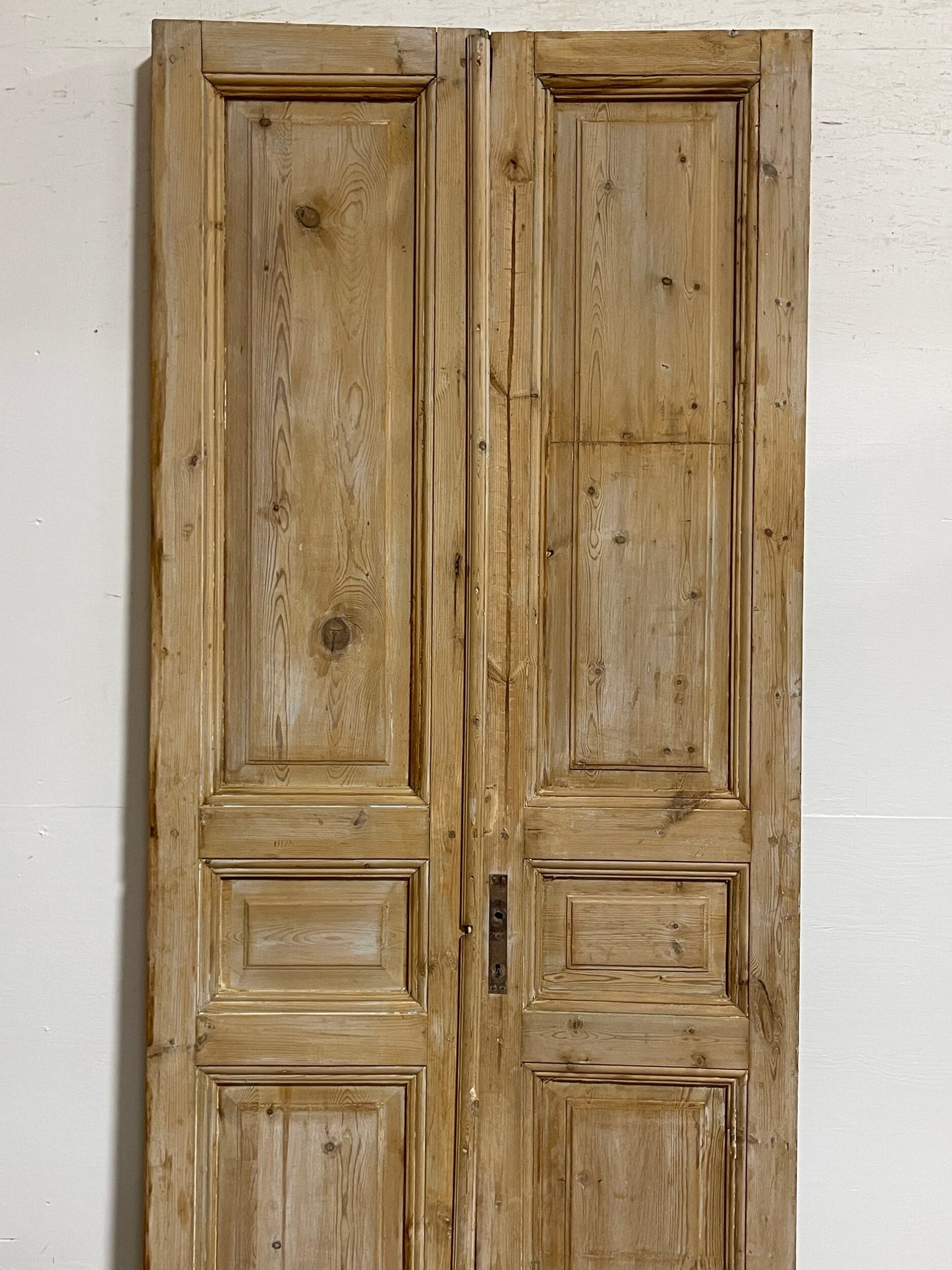 Antique French panel doors (96.5x39.75) I164