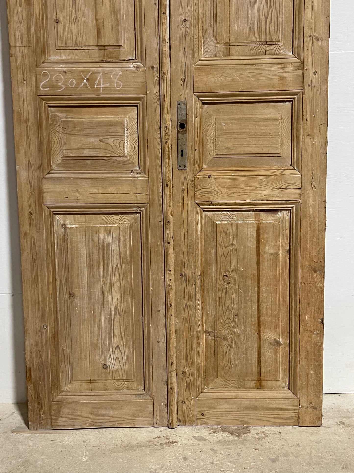 Antique French panel doors (90.5x38.75) I124