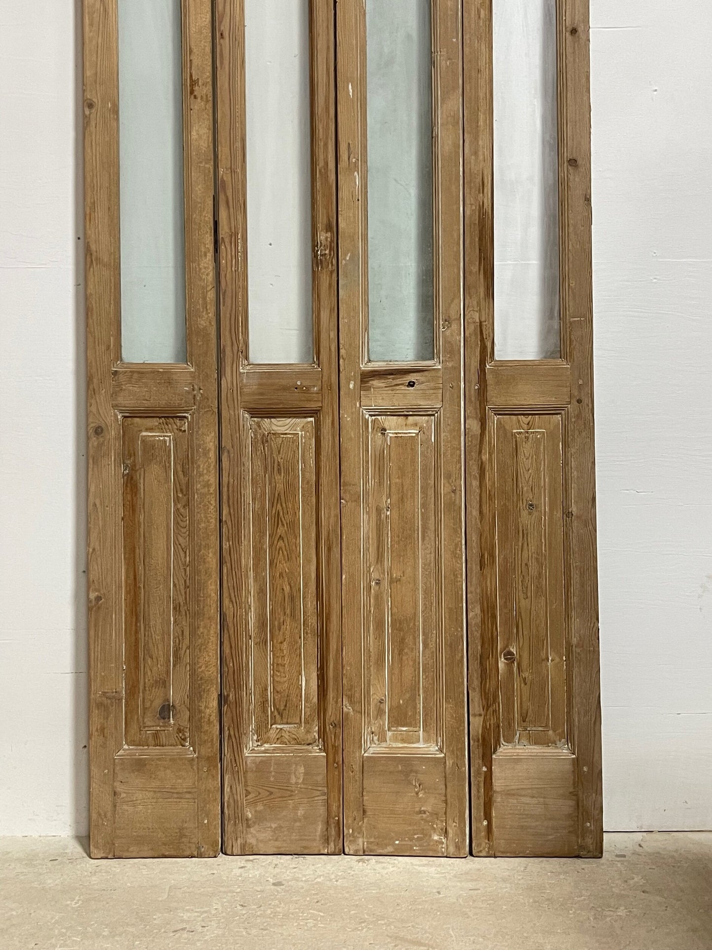 Antique French doors with glass (96x41.5) H0241s