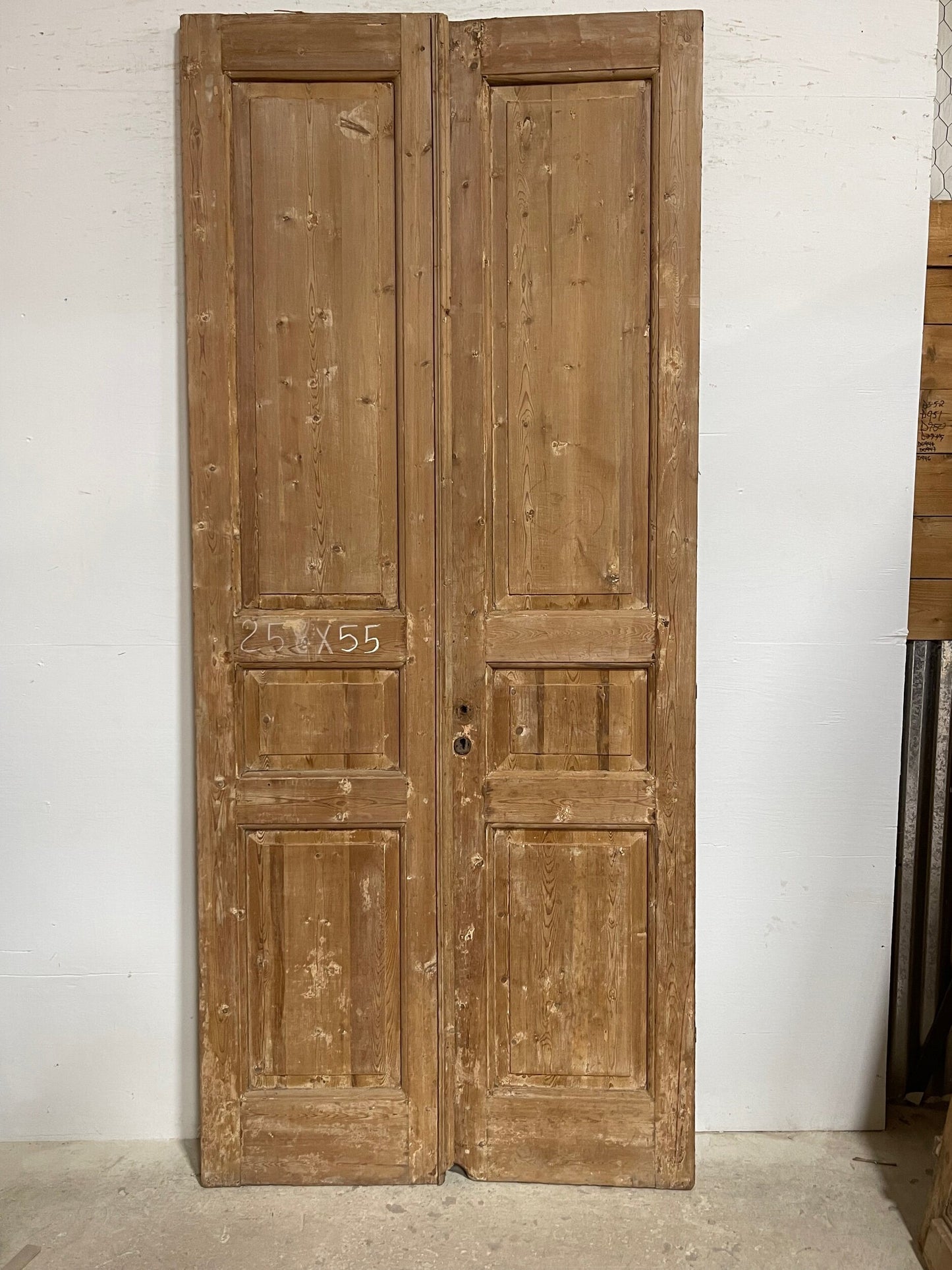 Antique French panel doors (101.75x44) I131