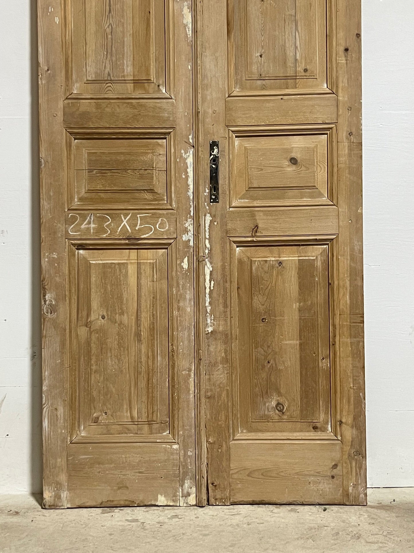 Antique French panel doors (95x39) I189