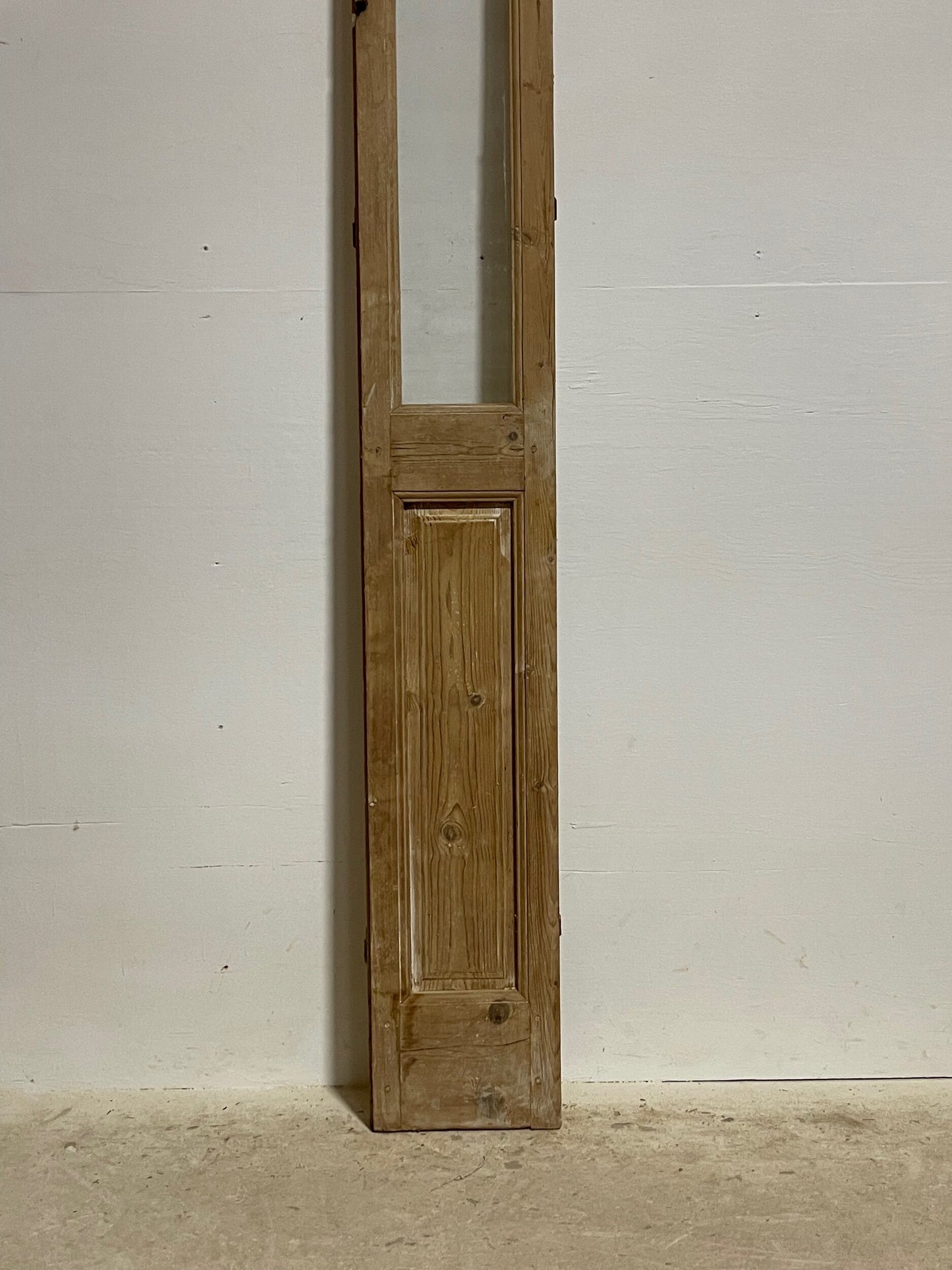 antique French door with glass (98.25x11) H0276s