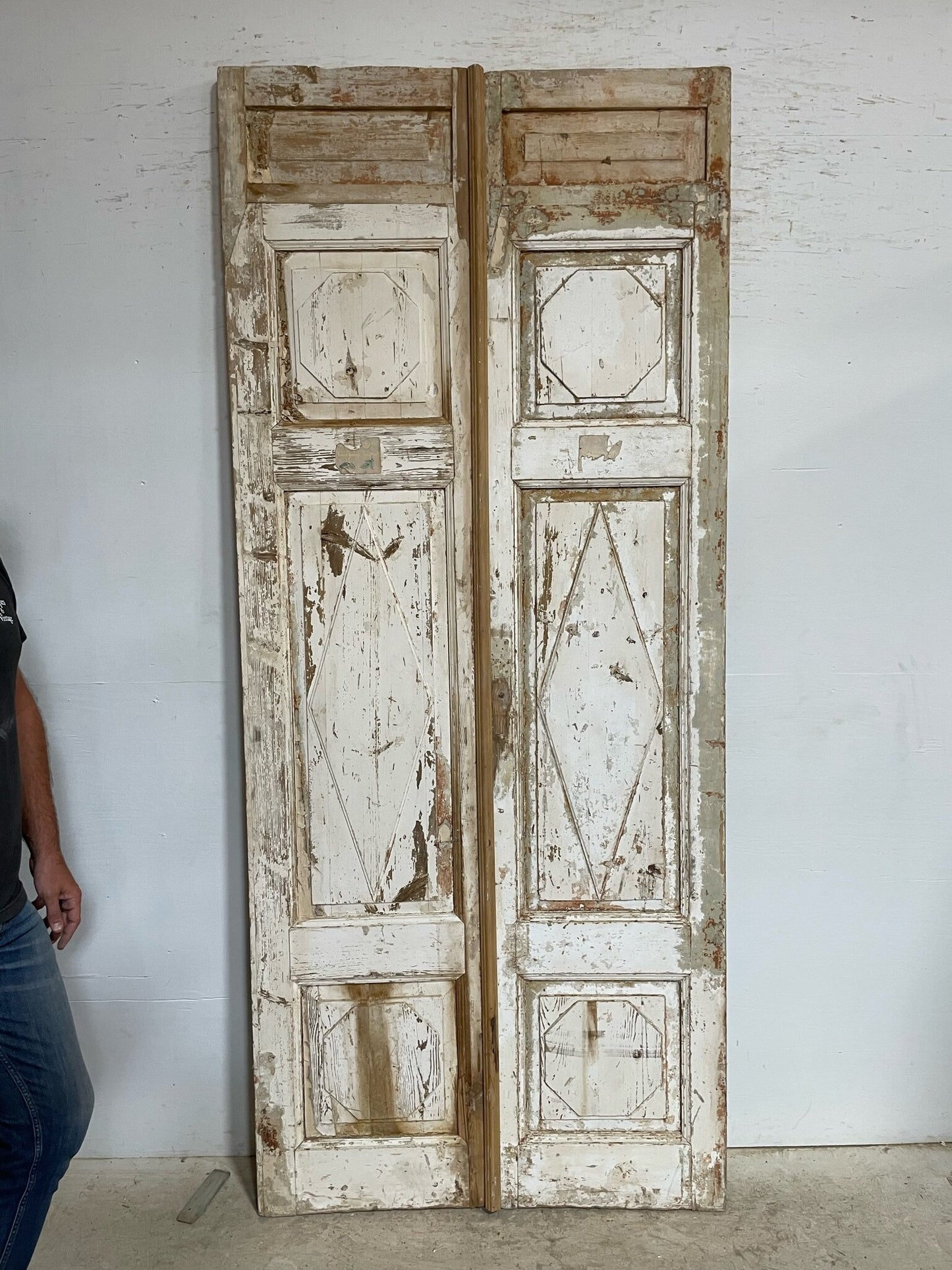 Antique French door (101x43) F0411