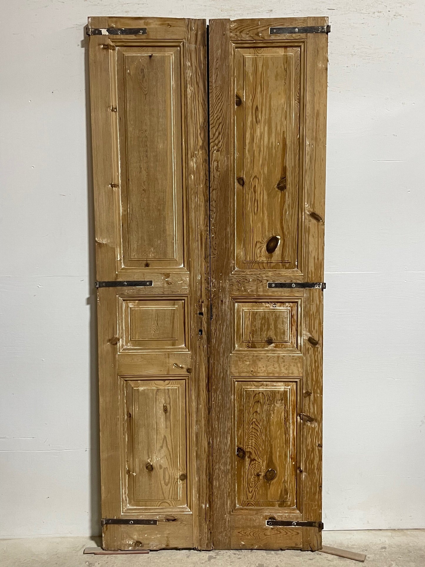 Antique French panel doors (89.25x38) I153