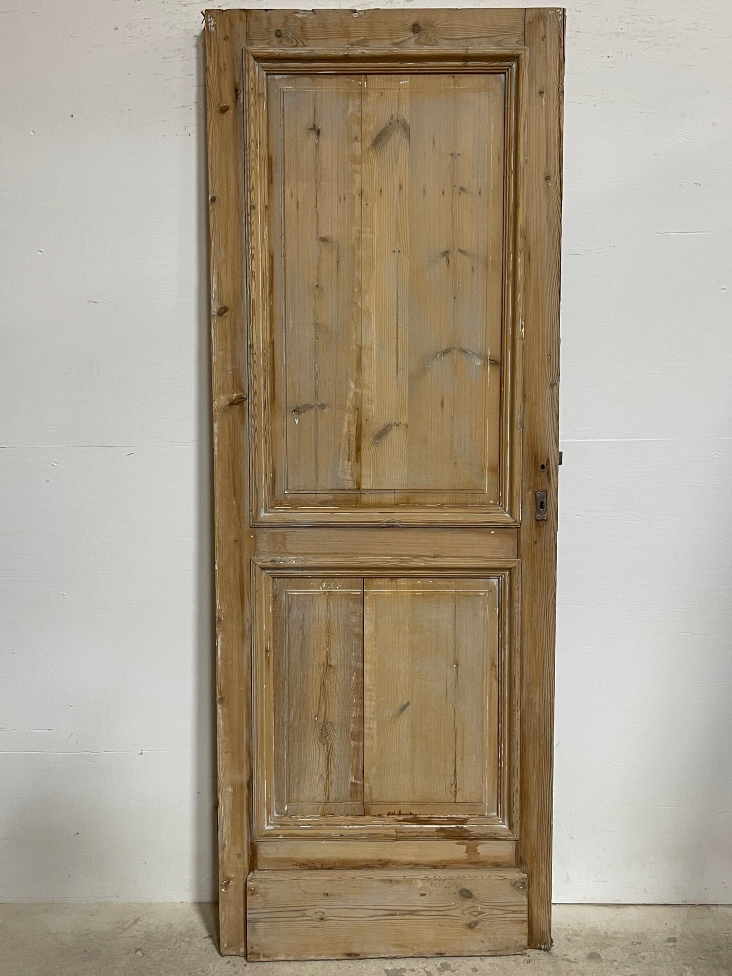 Antique French panel door (86.5x31.75) I209