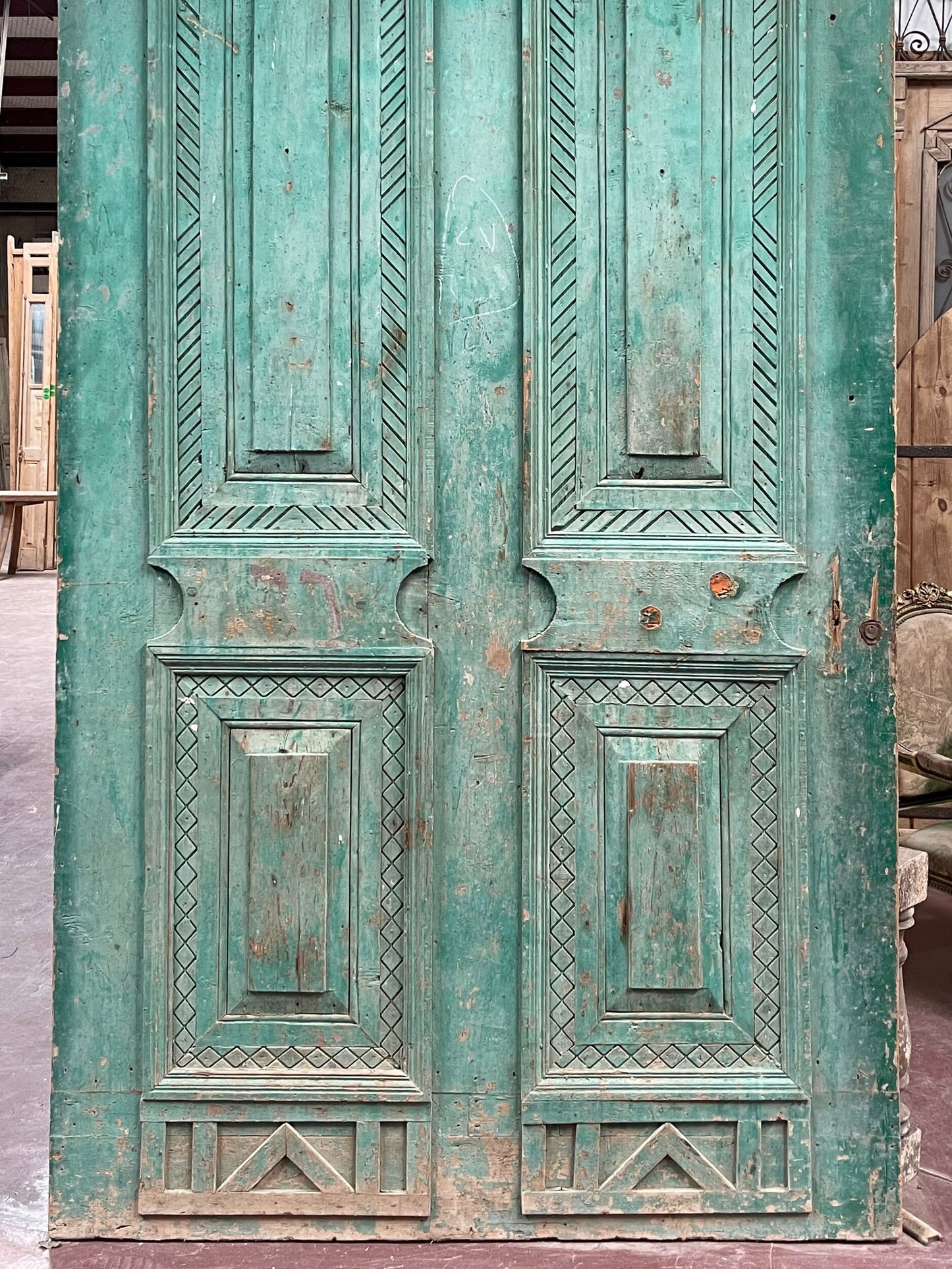 Antique French doors (110x61.5) H0298s