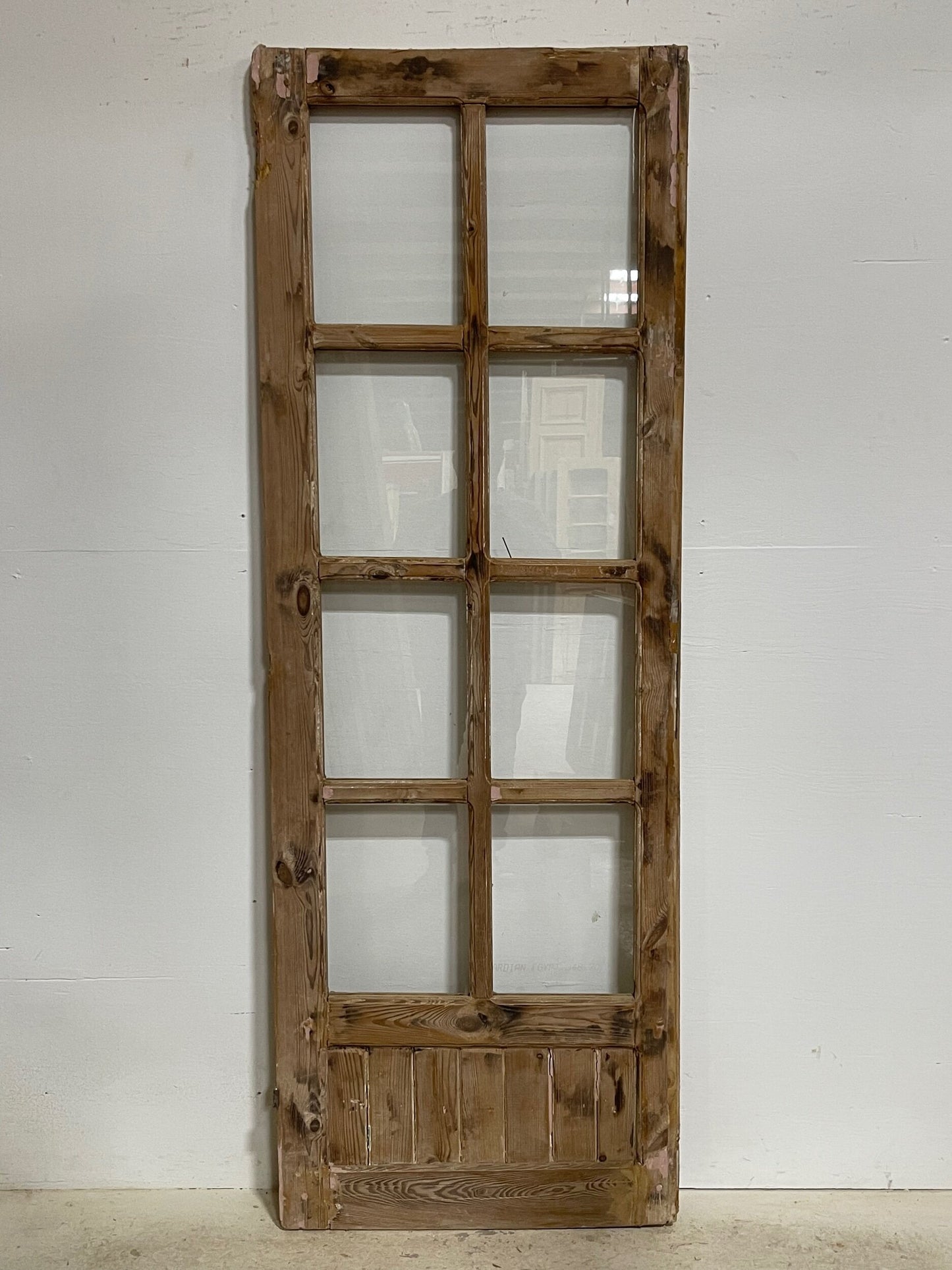 Antique French panel door (80.25x28.5) G1611cs