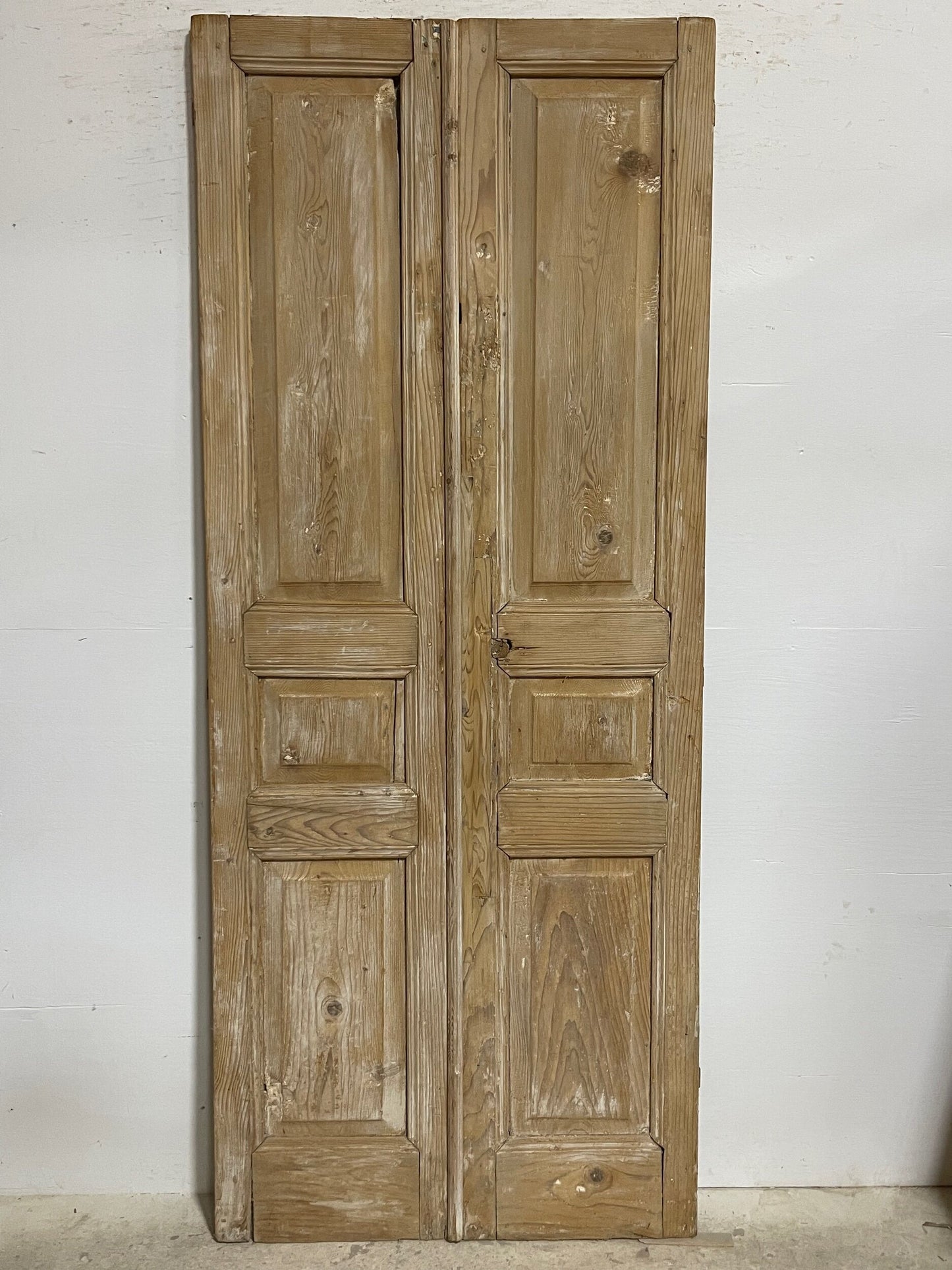 Antique French panel doors (93x38) I120