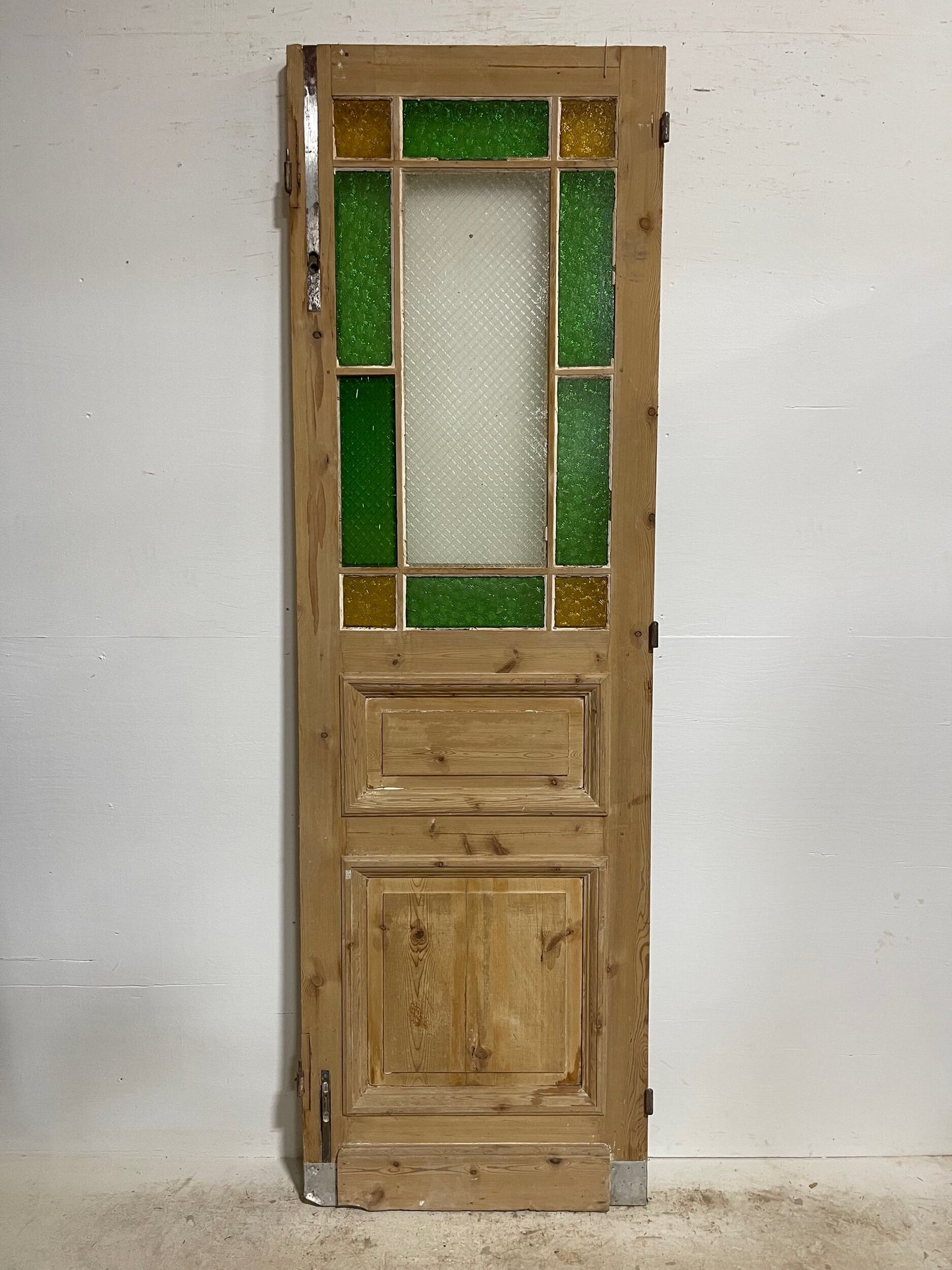 Antique French doors with glasss (94x29) H0171s