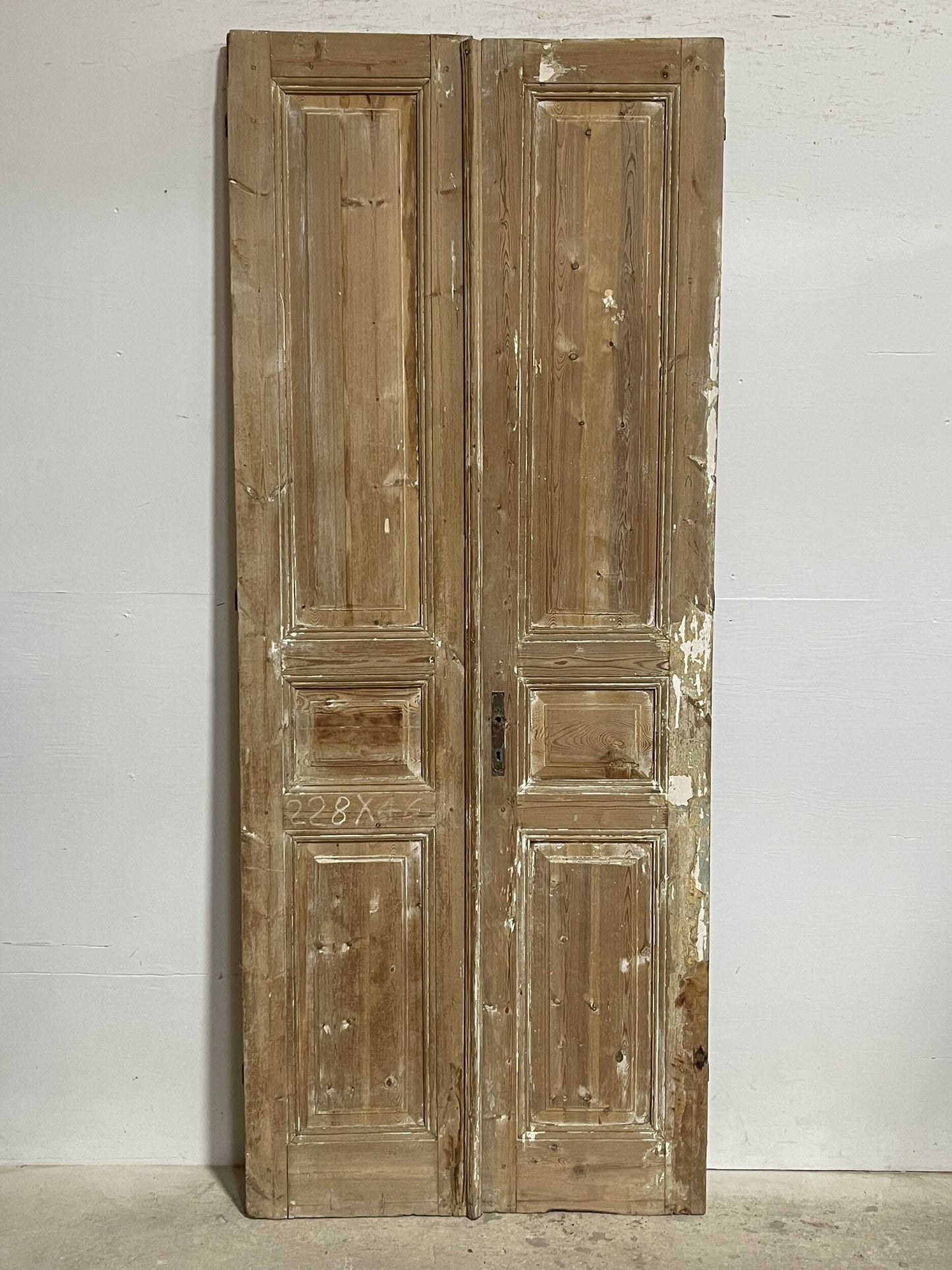 Antique French panel doors (89.5x36.5) I150