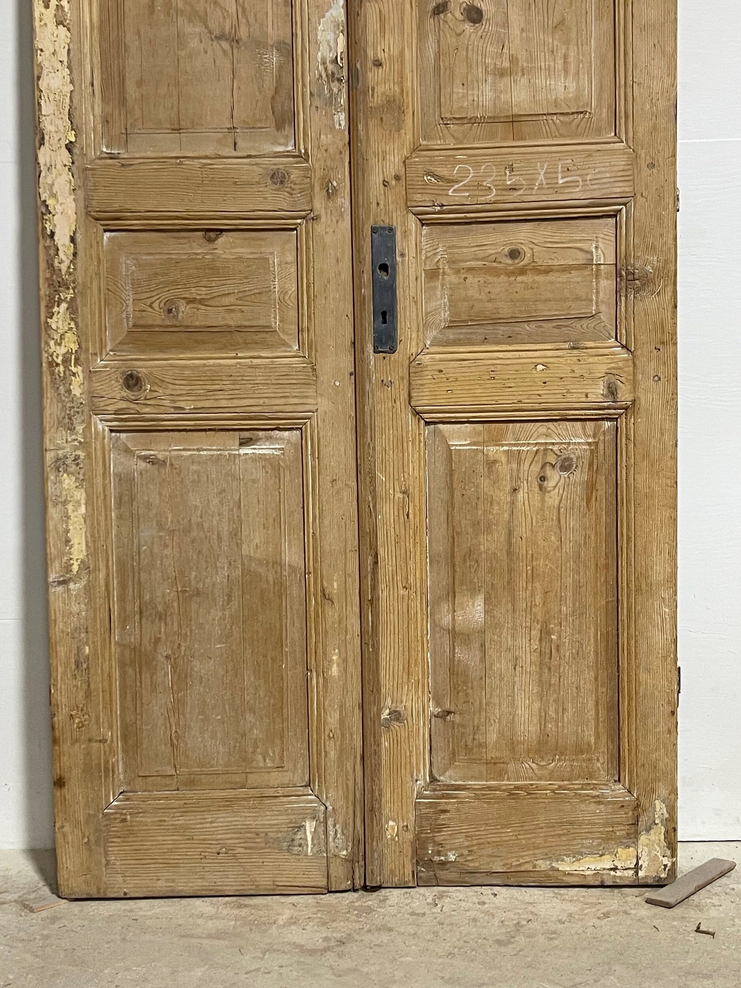 Antique French panel doors (92.25x40.5) I116
