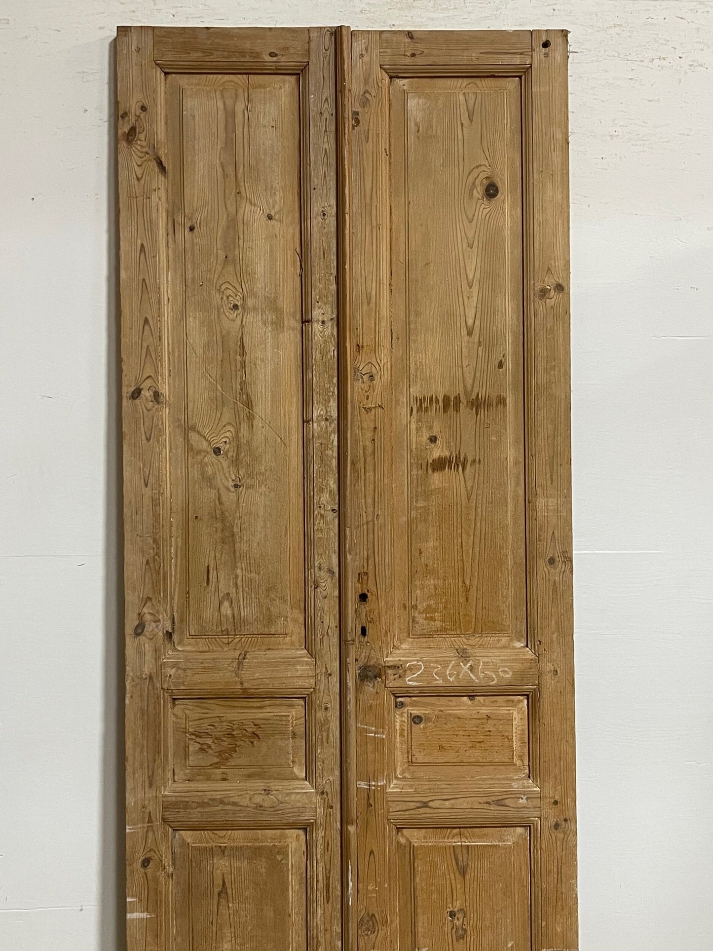Antique French panel doors (93x38) I118