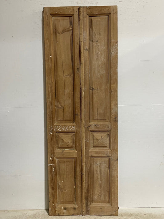 Antique French doors (89.75x30.75) H0207s