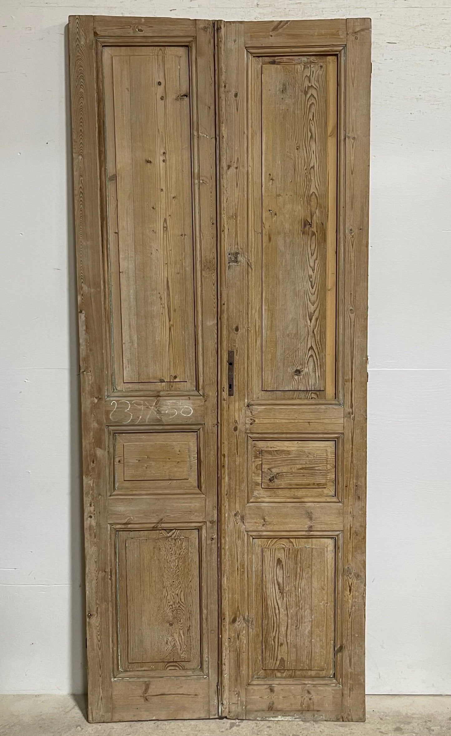 Antique French panel doors (94x38.75) I133