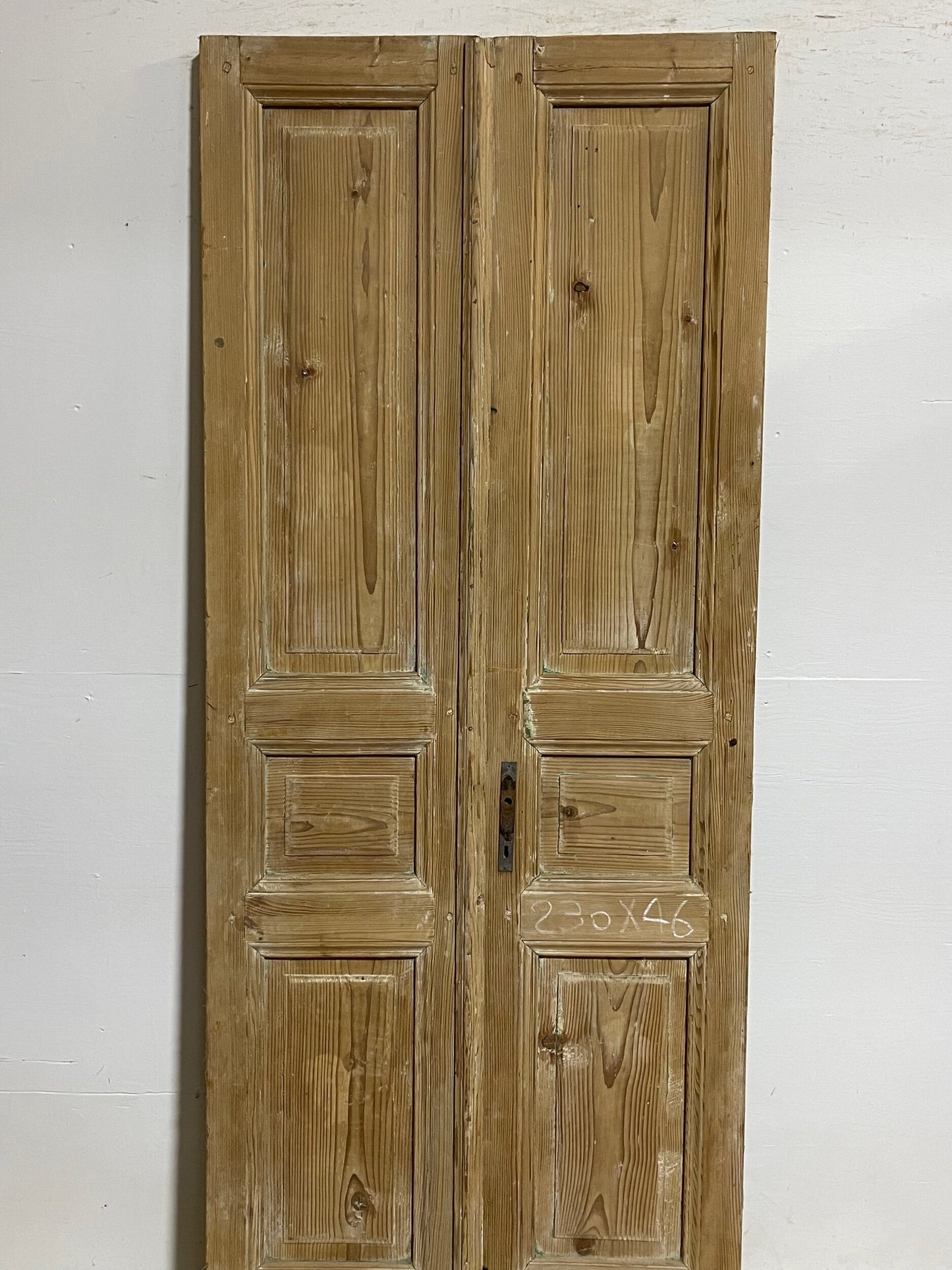 Antique French panel doors (90.25x36.75) I113