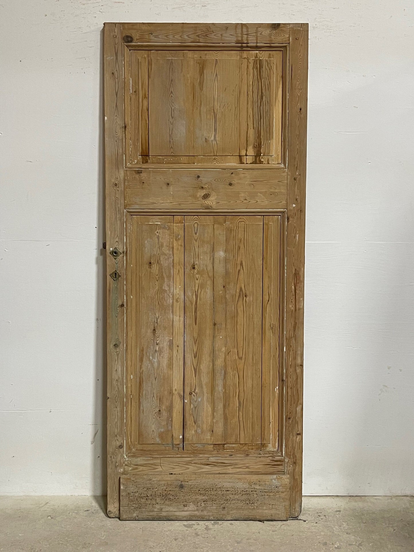 Antique French panel door (85x34.25) I200