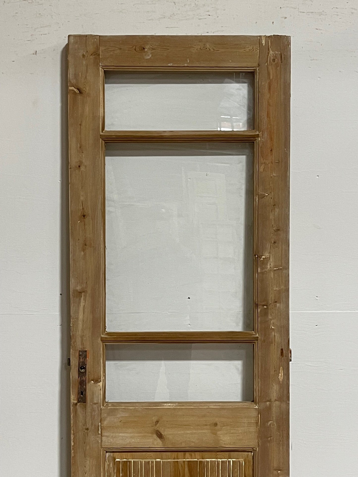 Antique French panel door (81.75x26.75) G1549s