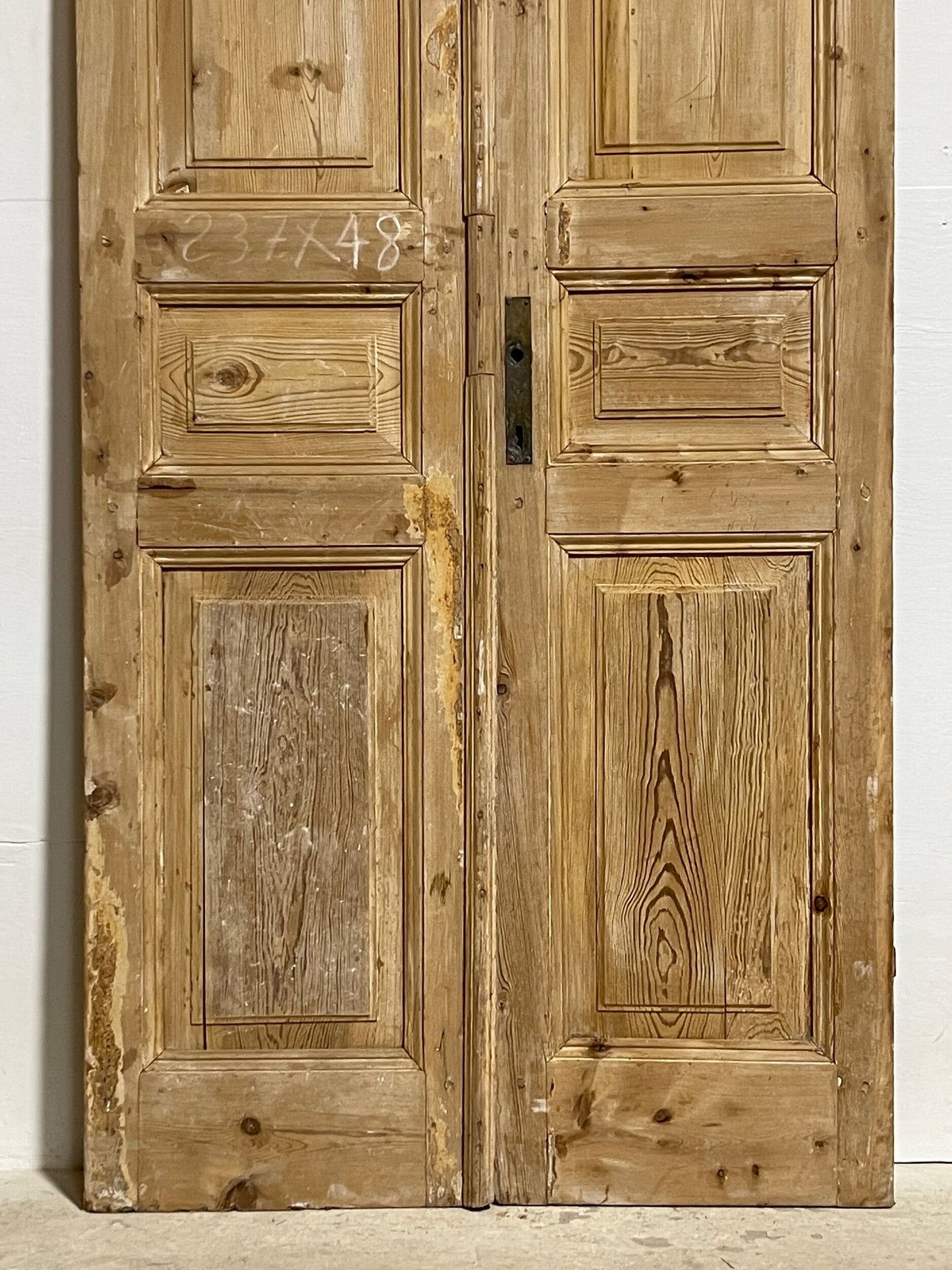 Antique French panel doors (93.5x38) I174