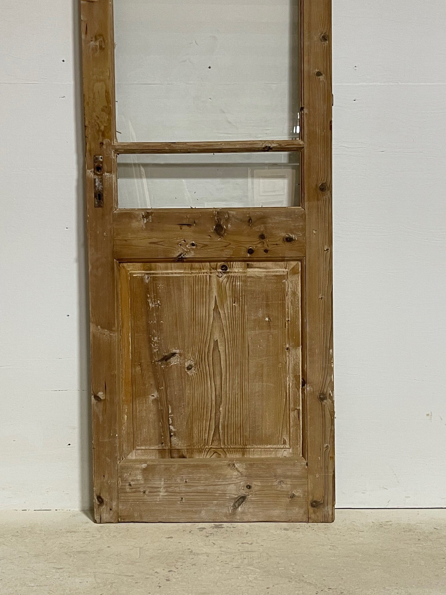 Antique French panel door (87.5x26.5) G1419s