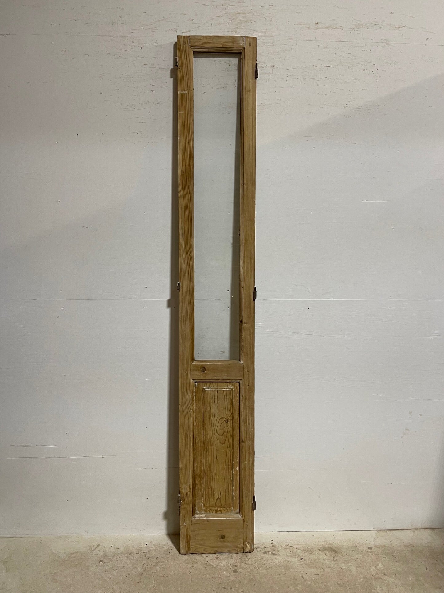 Antique French door with glass (95.5x14.25) H0270s