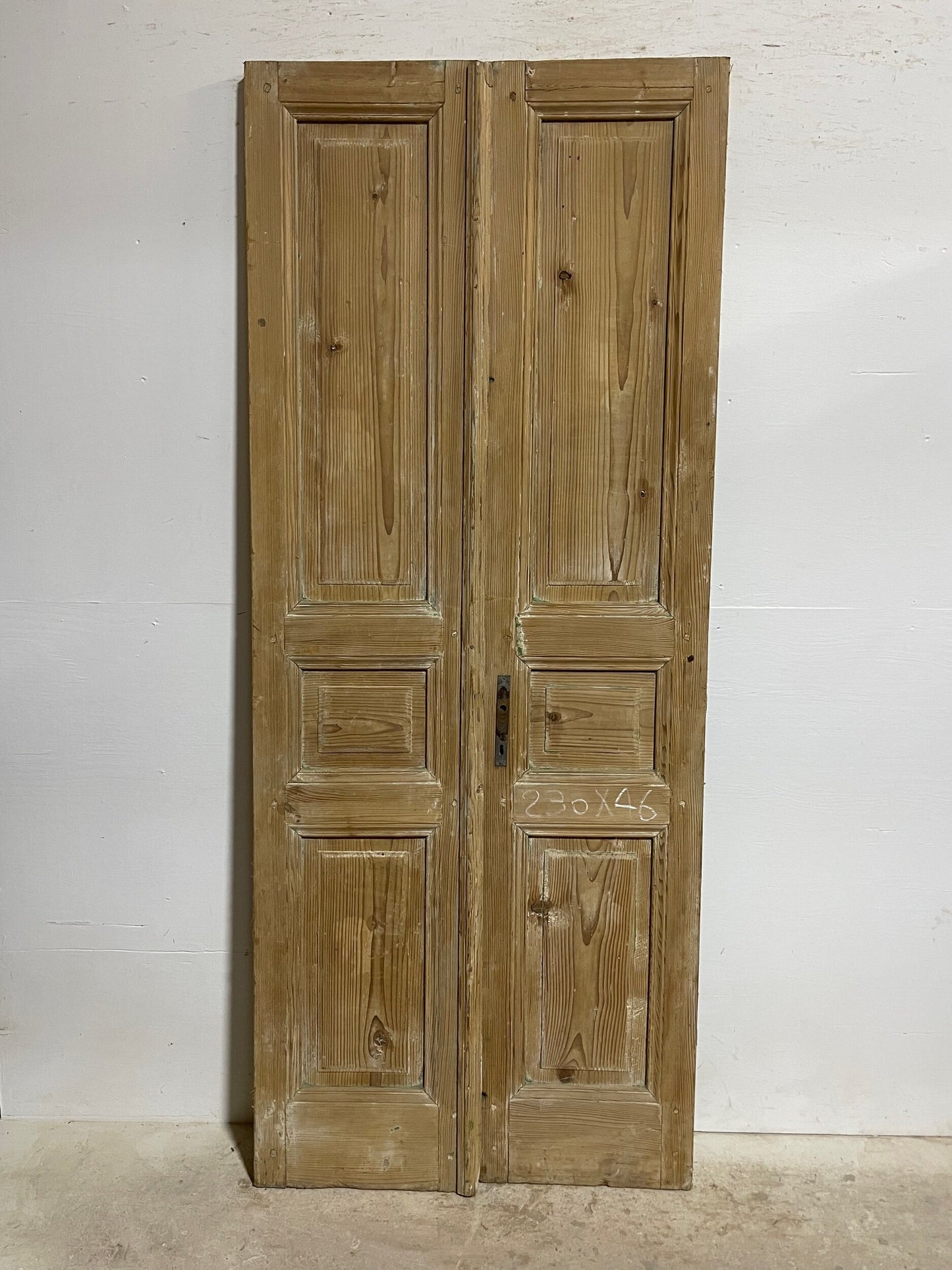 Antique French panel doors (90.25x36.75) I113