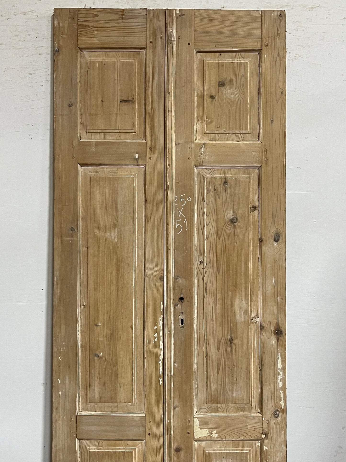 Antique French panel doors (98x39.25) I183
