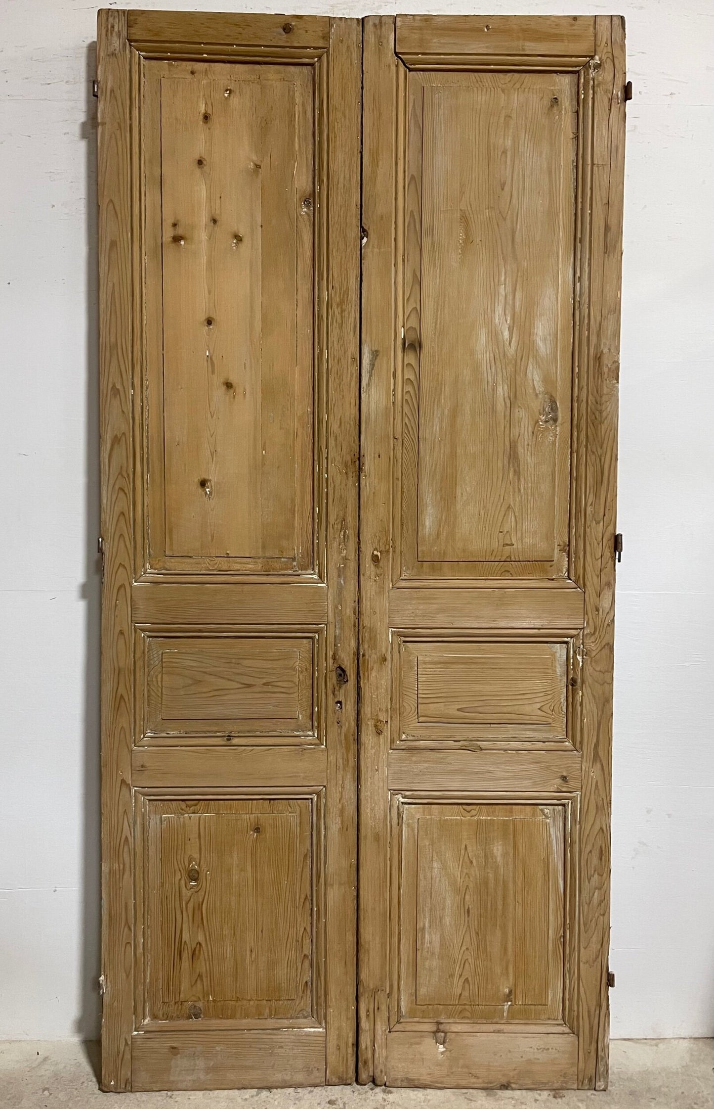 Antique French panel doors (102.5x49.5) I121