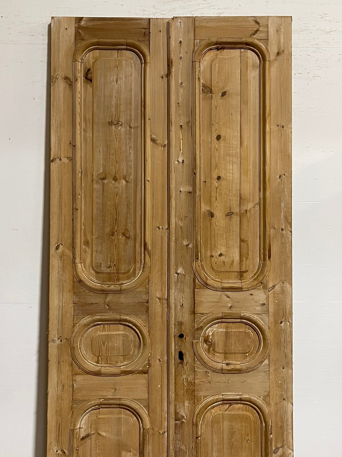 Antique French panel doors (101 x 43.75)  I060