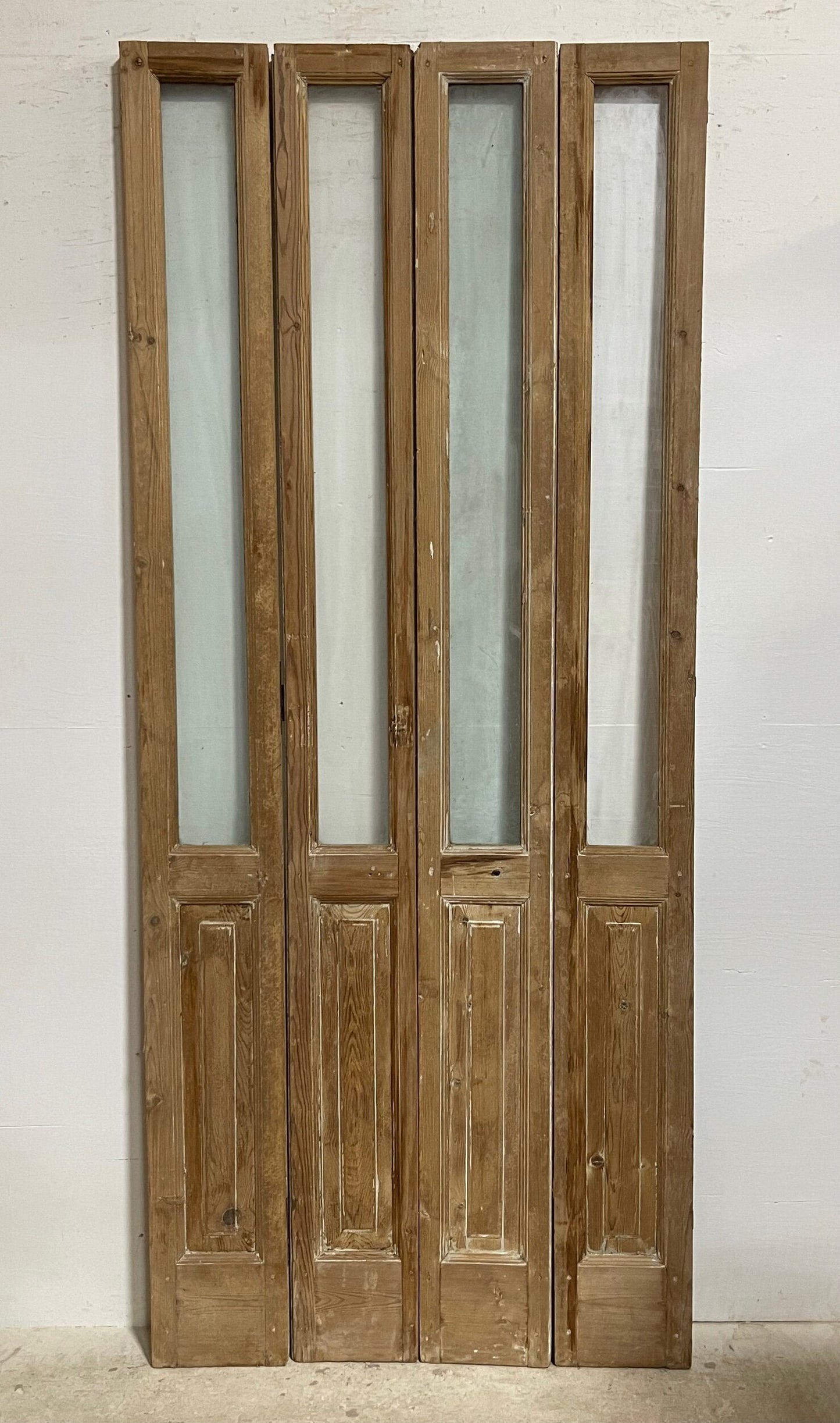 Antique French doors with glass (96x41.5) H0241s