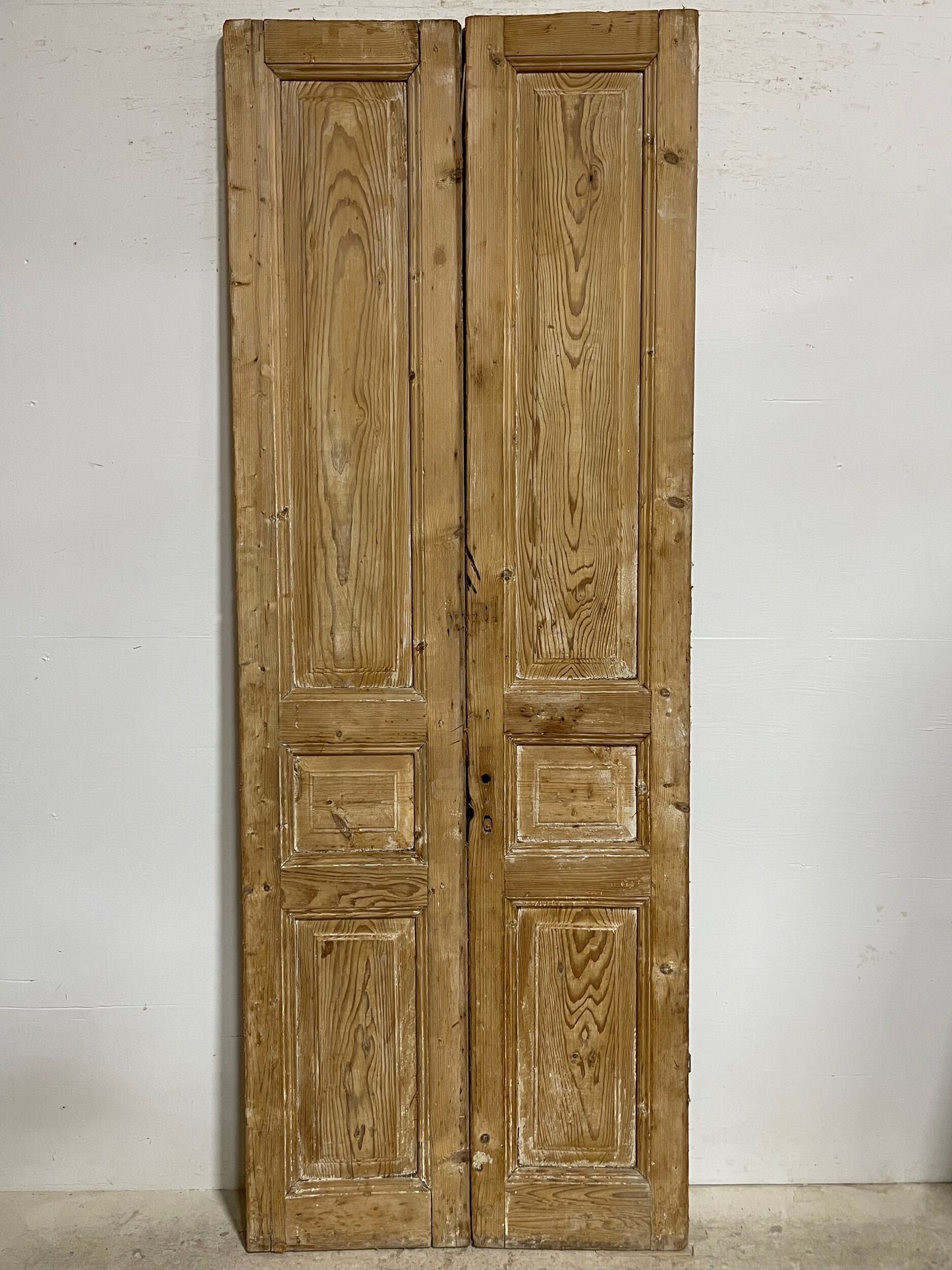 Antique French panel doors (95x35) I108