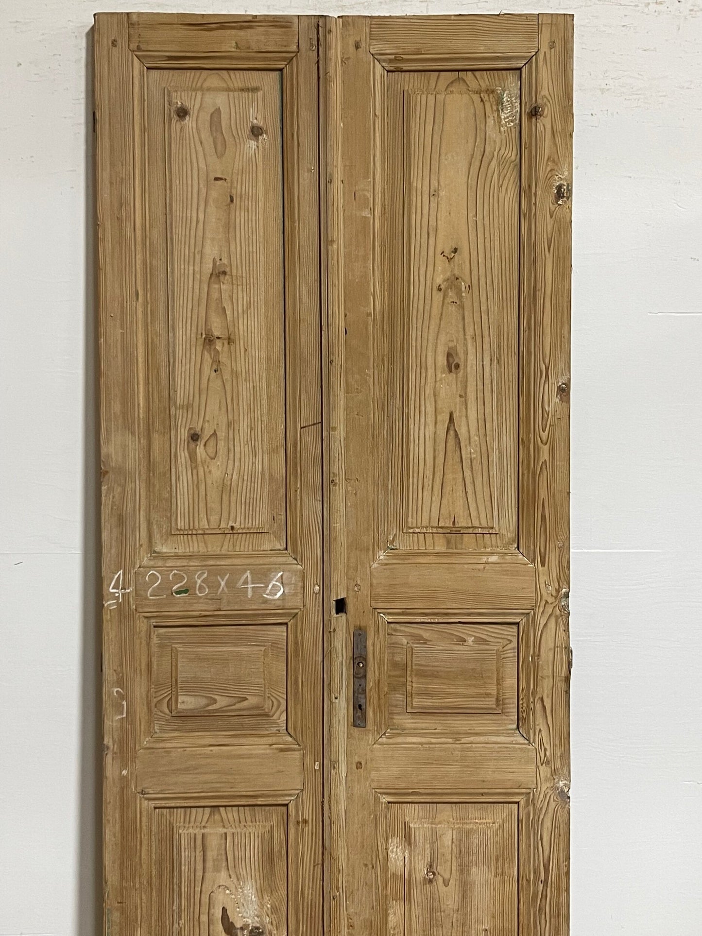 Antique French panel doors (89.75x36.25) I126