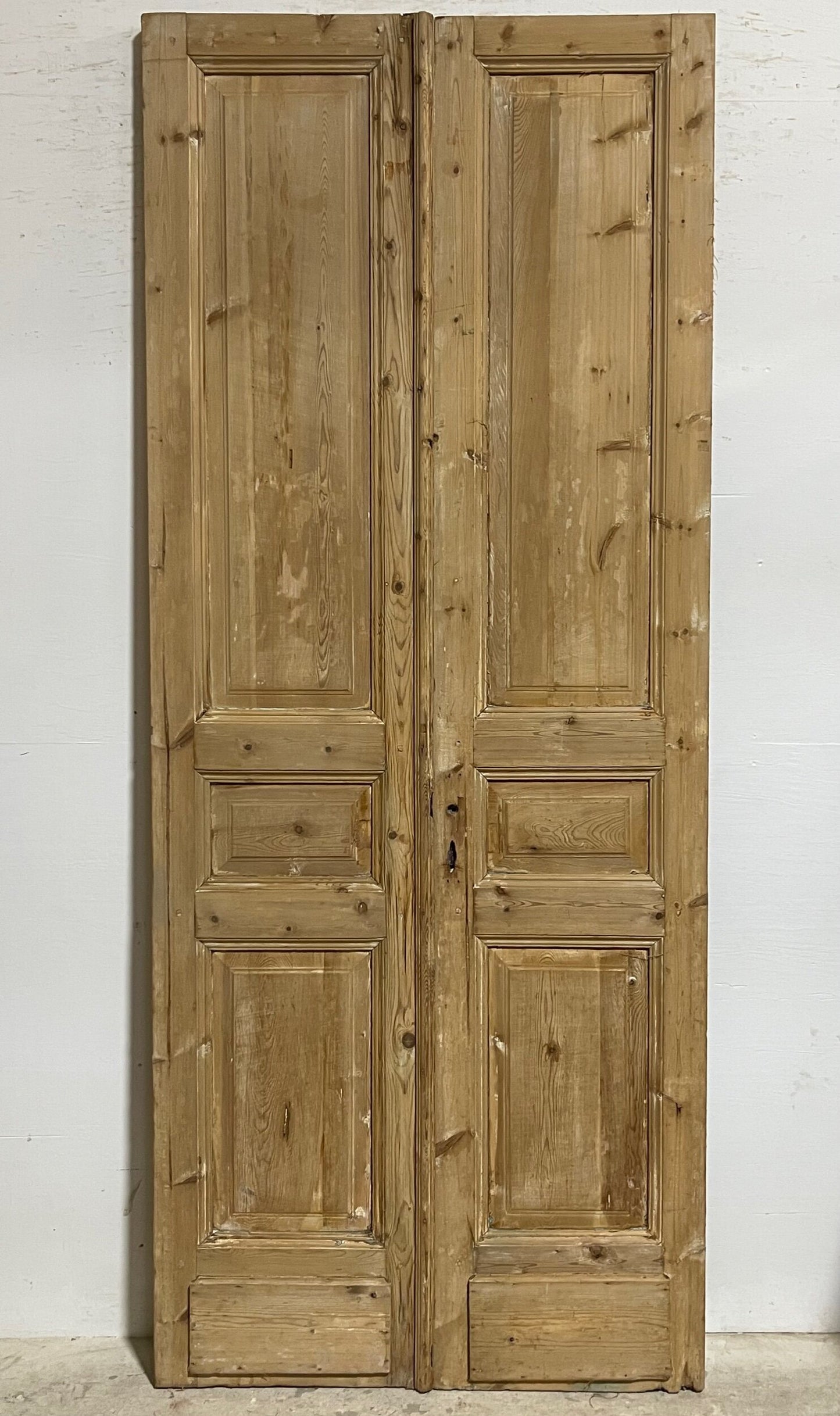 Antique French panel doors (101.5x41.5) I157