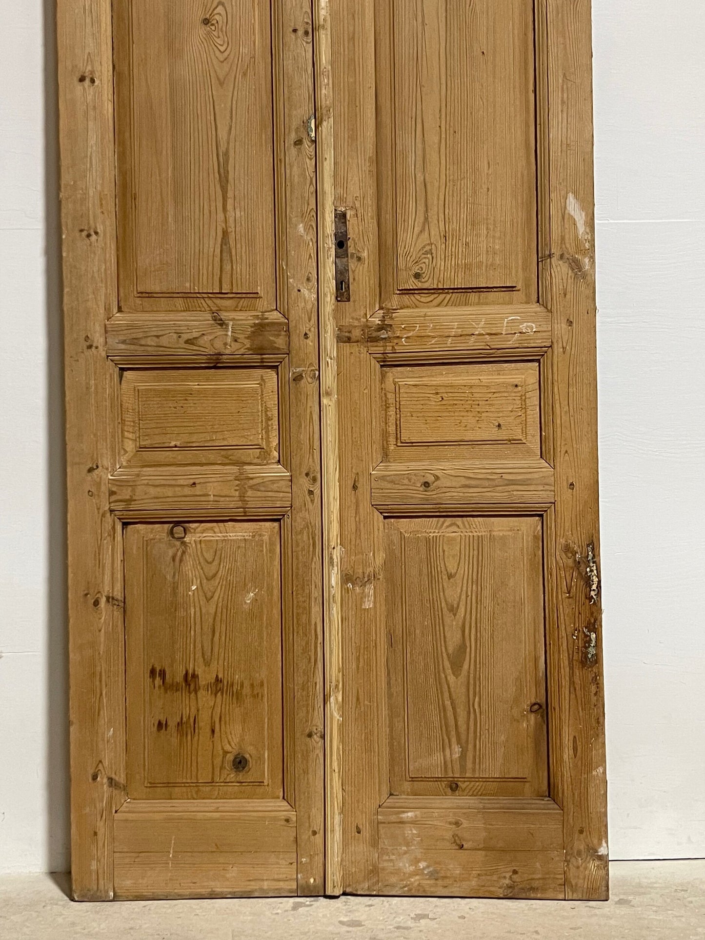 Antique French panel doors (93.75x37.5) I166