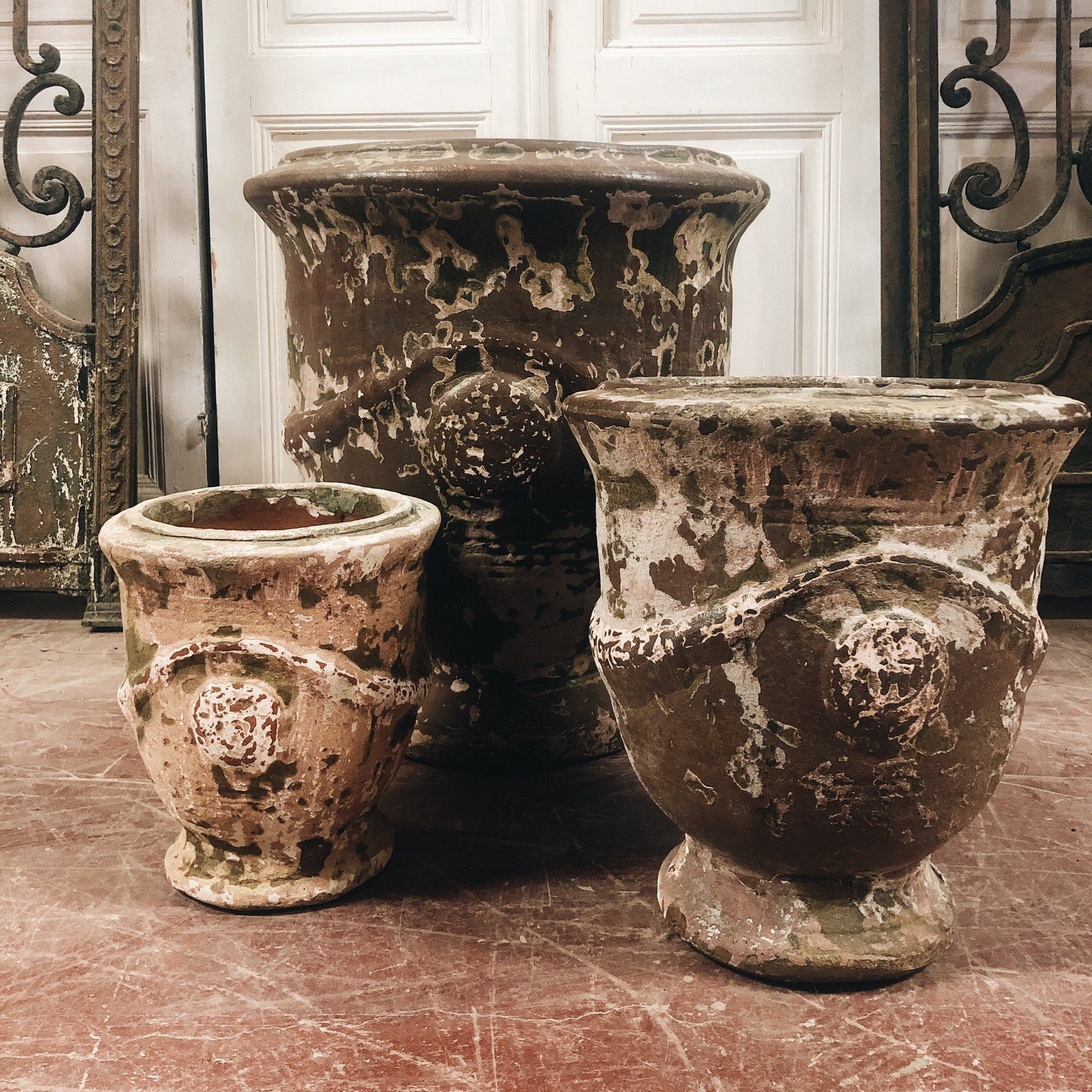 french country planter pots French Anduze Urn planter (multiple sizes) – Antiques & Vintage Texas