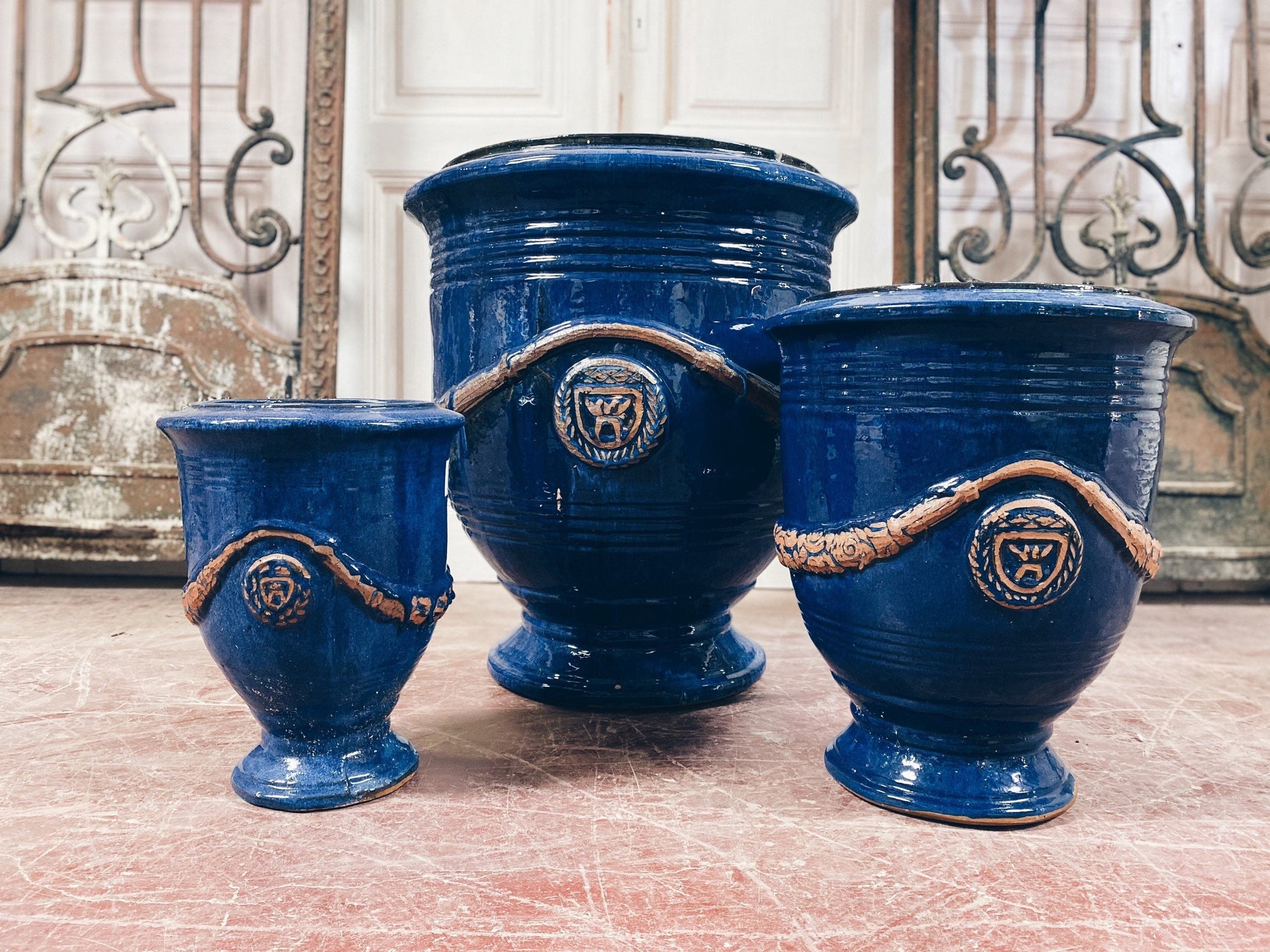 anduze indoor outdoor planter French Anduze Urn planter (multiple sizes) – Antiques & Vintage Texas