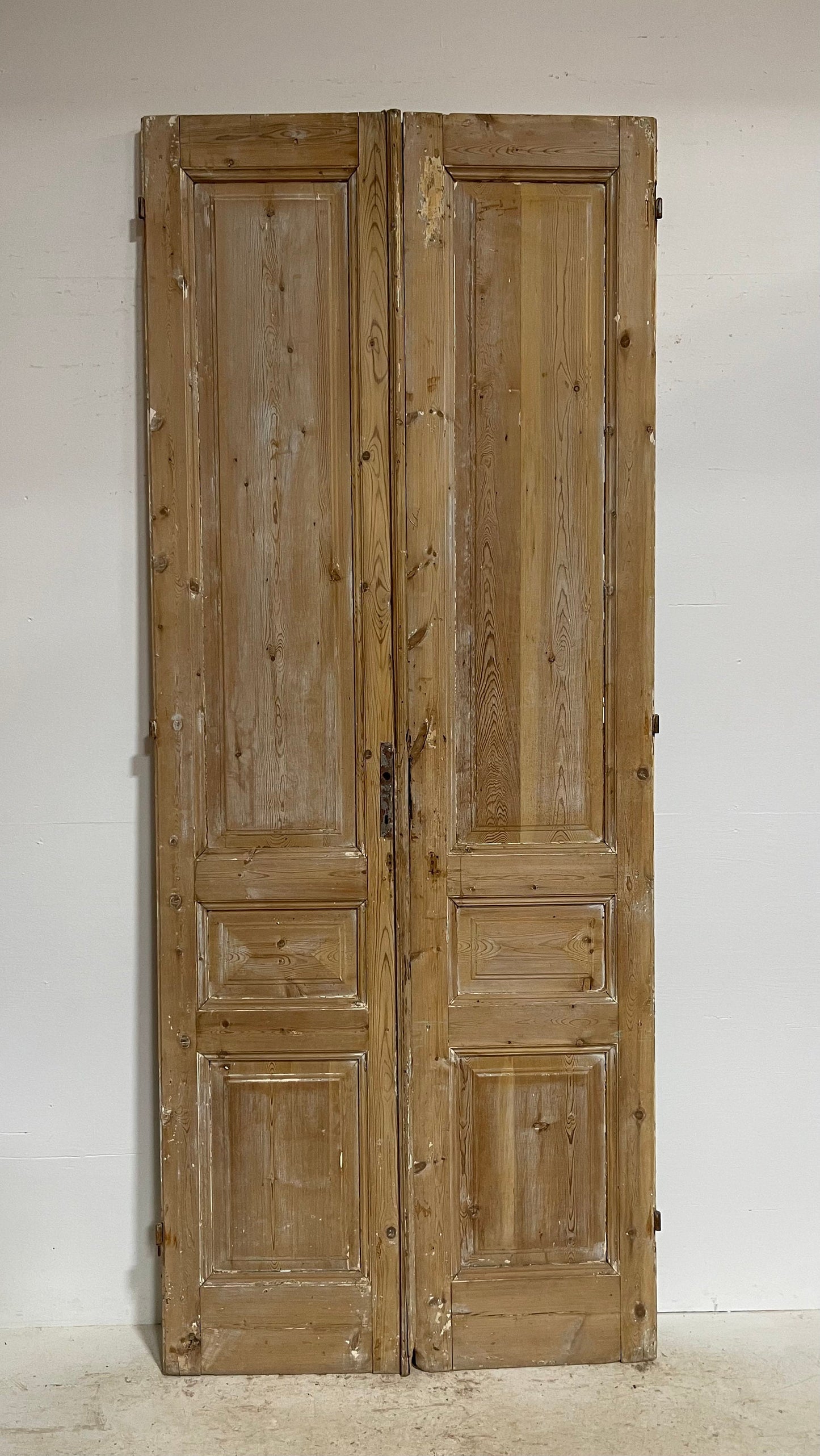 Antique French panel doors (108.25x43.75) G0055s