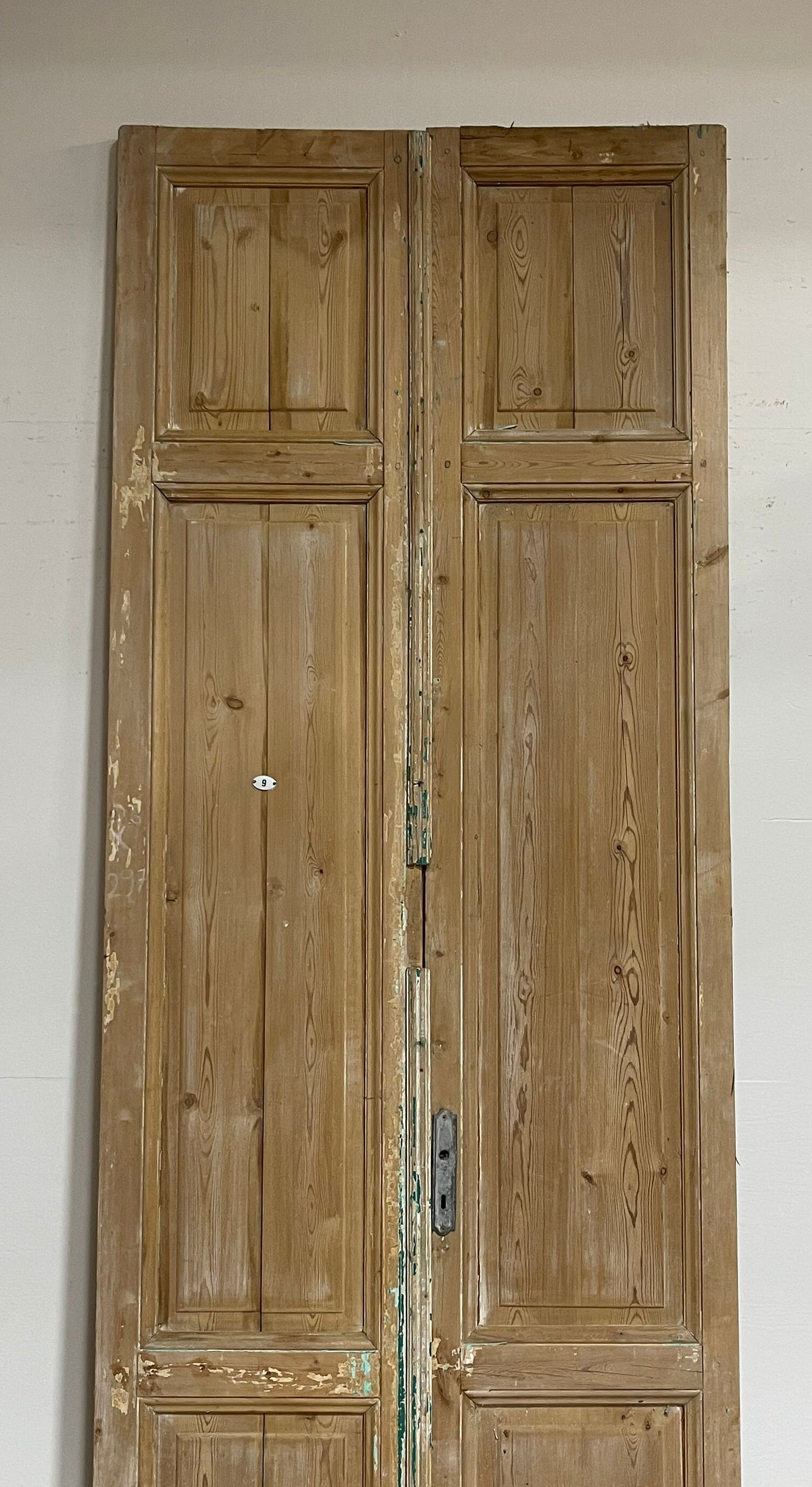 Antique French panel doors (117x44.25) G0086s