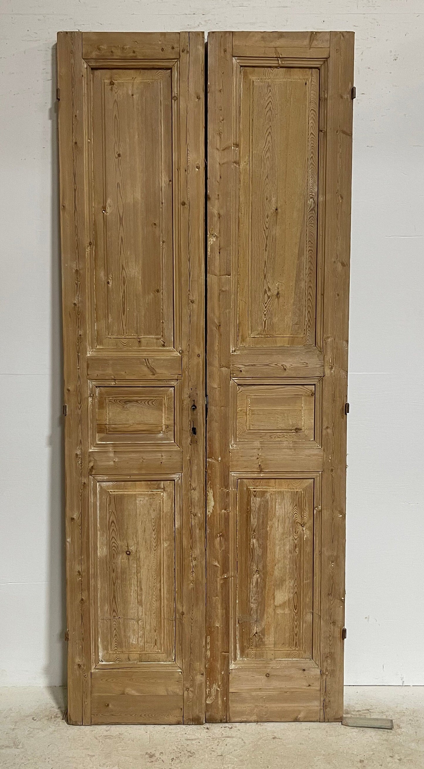 Antique French panel doors (93.25x38.25) G0092s