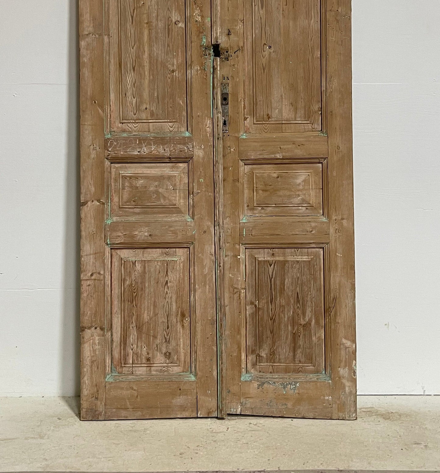 Antique French panel doors (95.5x39.5) G0121s