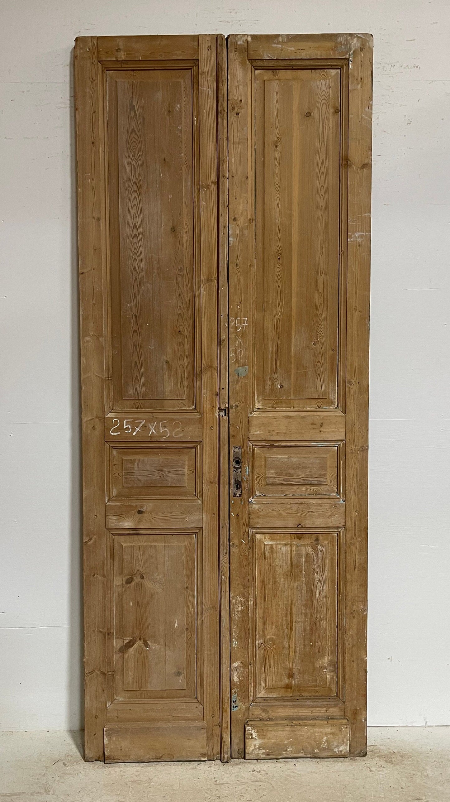 Antique French panel doors (101x40.5) G0122s