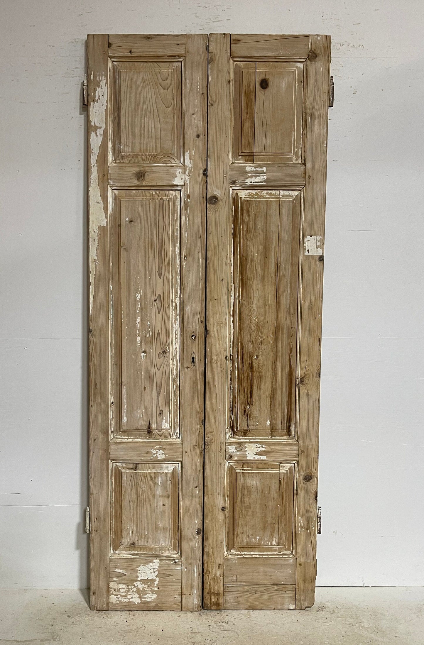 Antique French panel doors (98.5x39.75) G0125s