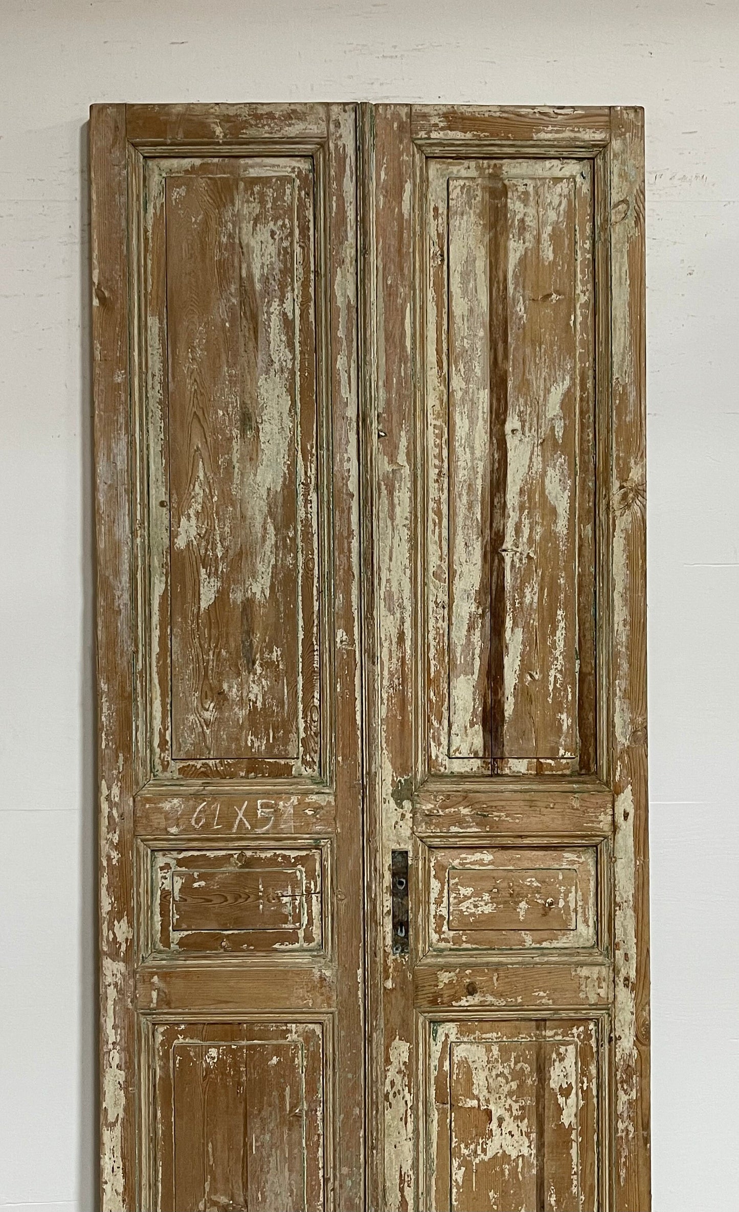 Antique French panel doors (102.5x42.75) G0134s