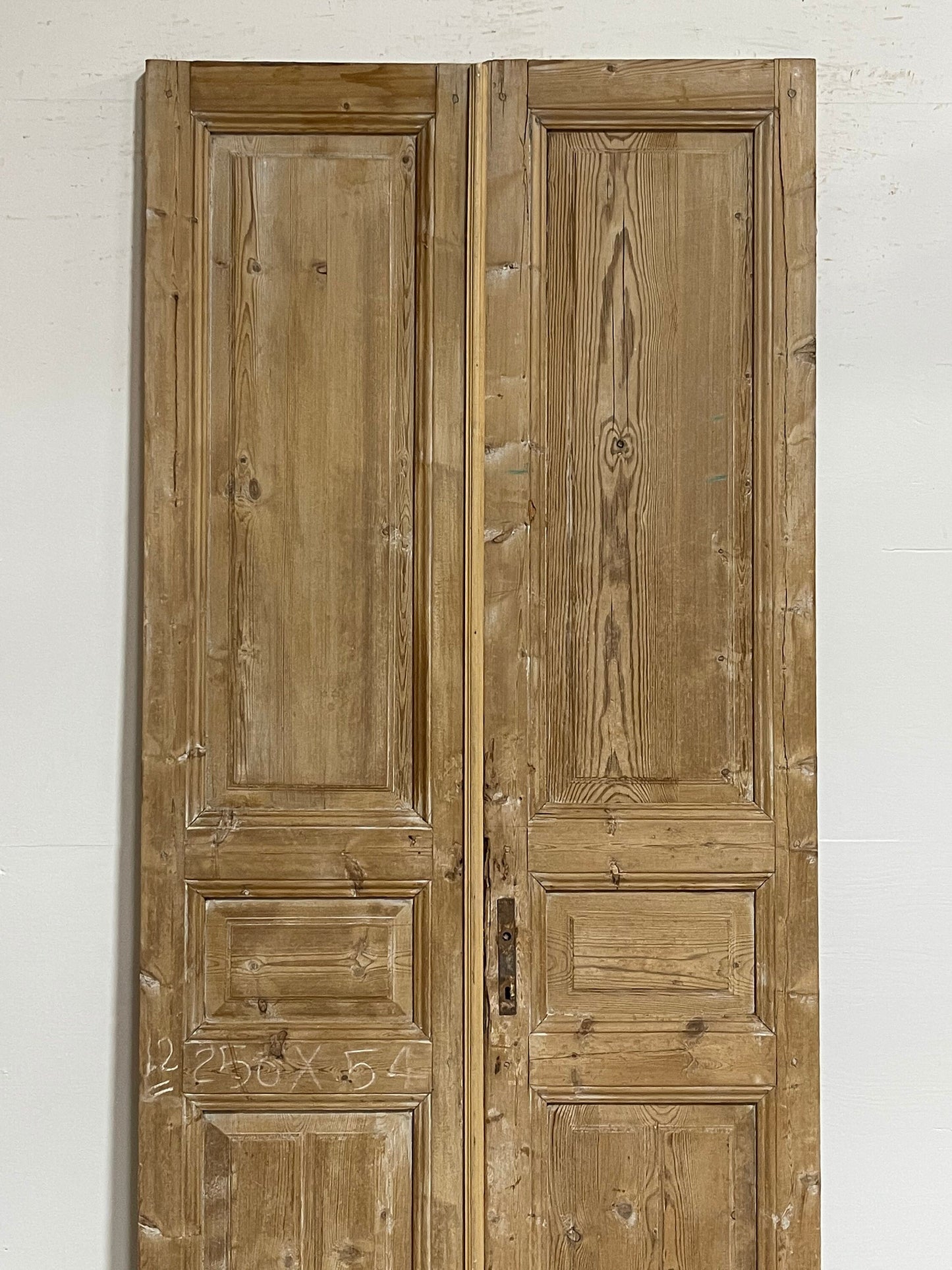 Antique French panel doors (98x42.75) G0148s