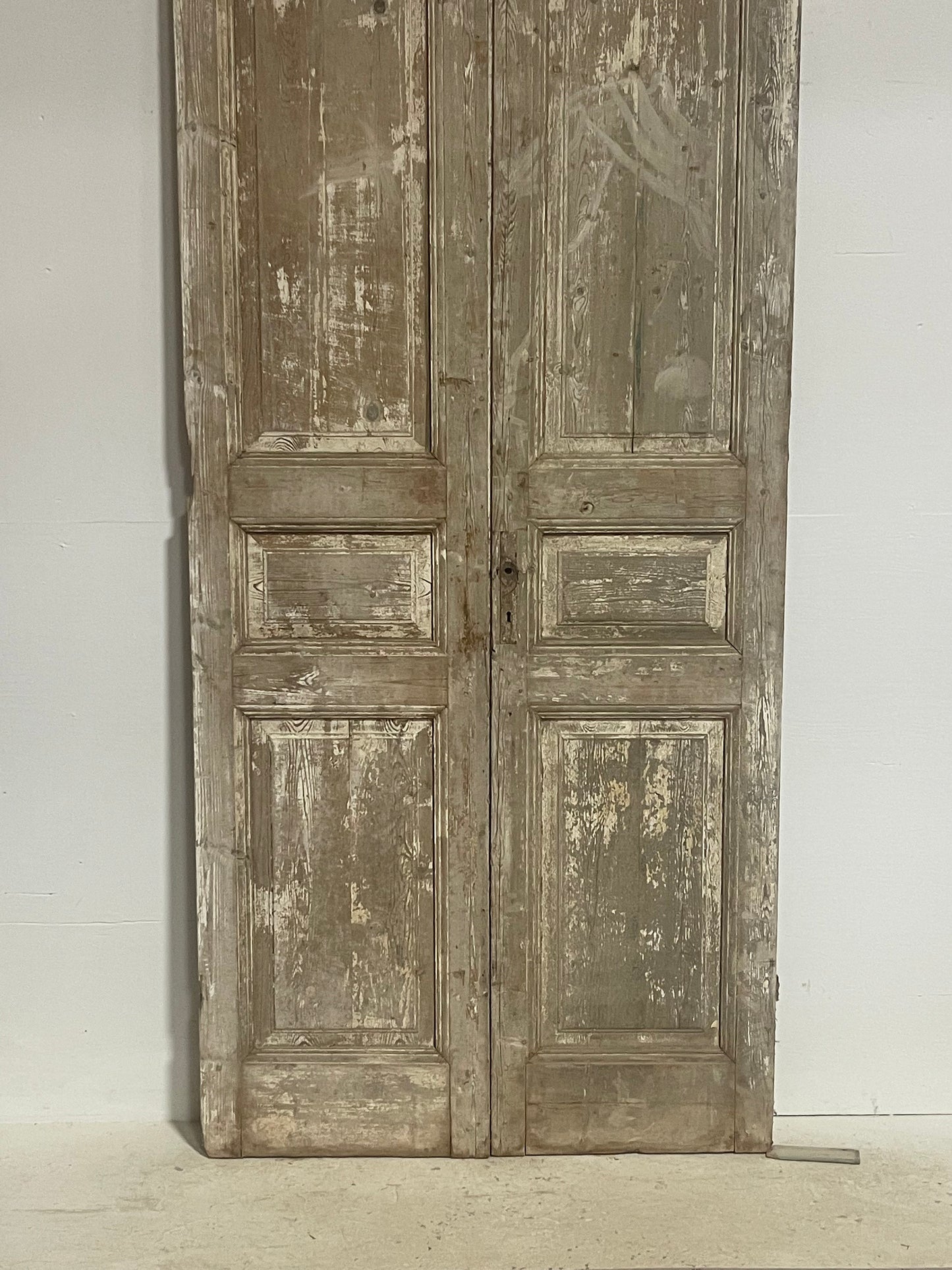 Antique French panel doors (103.5x43.75) G0152s