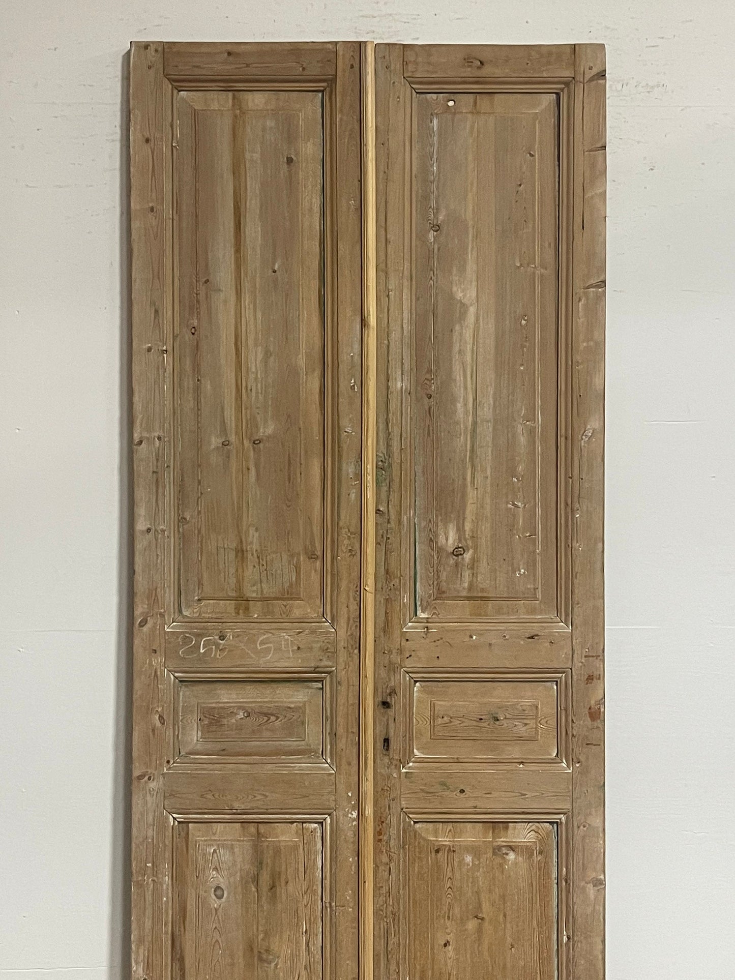 Antique French panel doors (101x42.75) G0153s