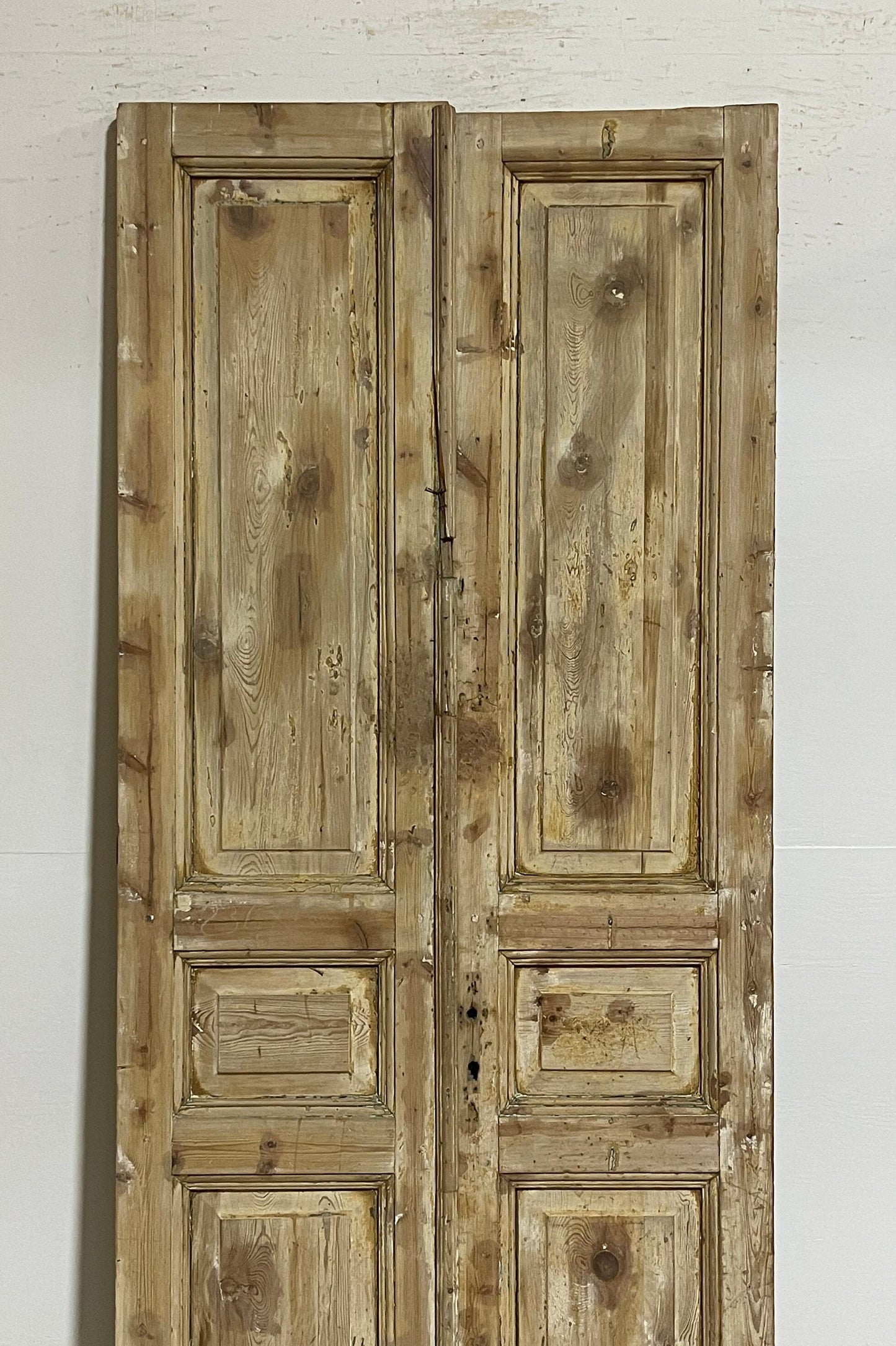 Antique French panel doors (92.25x38.75) G0177s