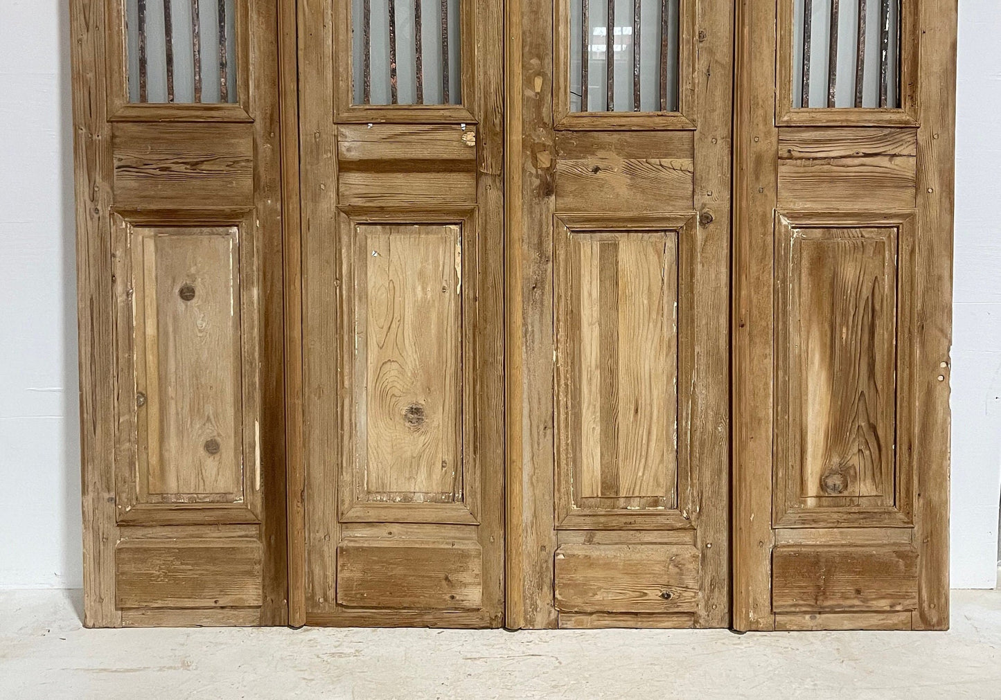 Antique French panel with metal (94.5x75.25) G1430s