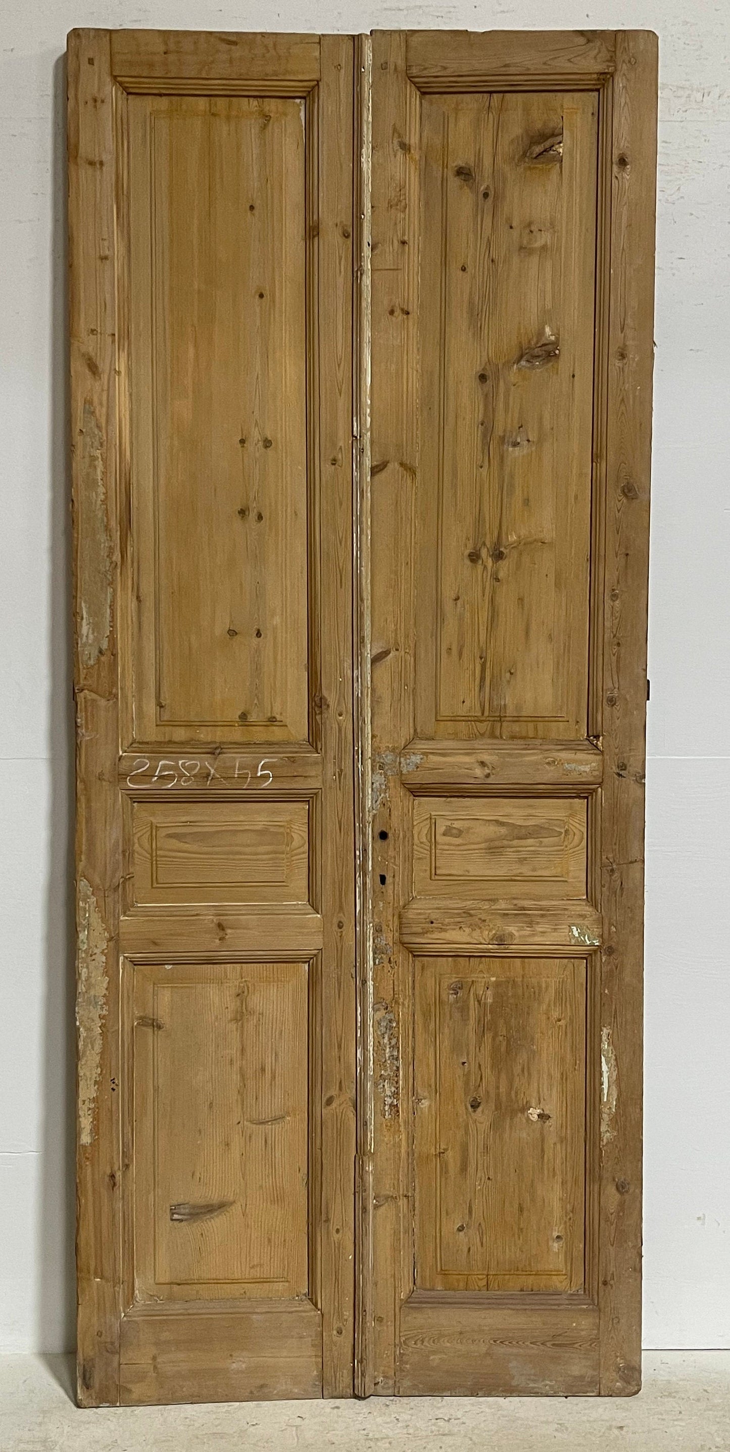 Antique French panel doors (101.5x42.5) G0181s