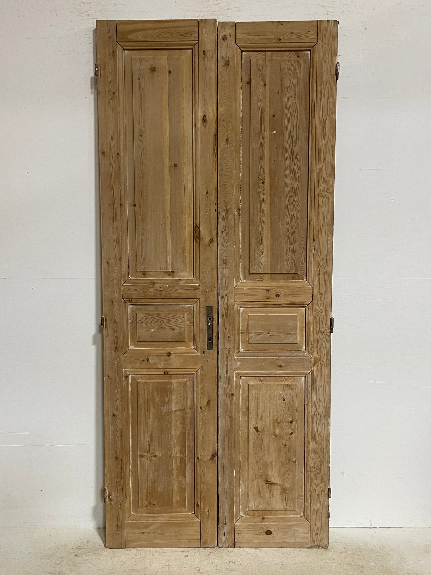 Antique French panel doors (90.75x39.5) G0189s