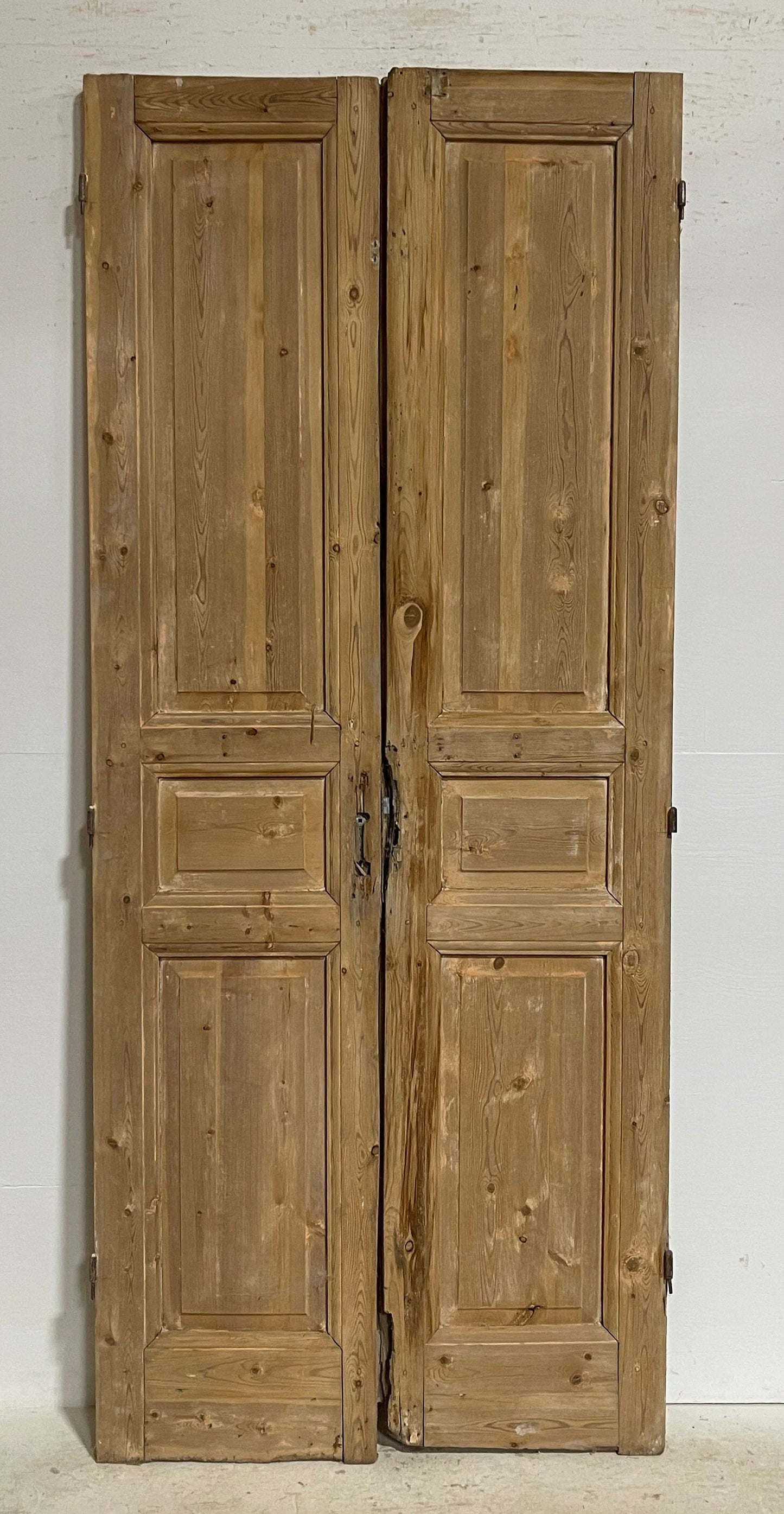 Antique French panel doors (93.5x39.5) G0180s